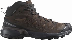 Salomon X Ultra 360 Leather Mid GORE-TEX Mens Walking Boots - Brown Salomon footwear designs
