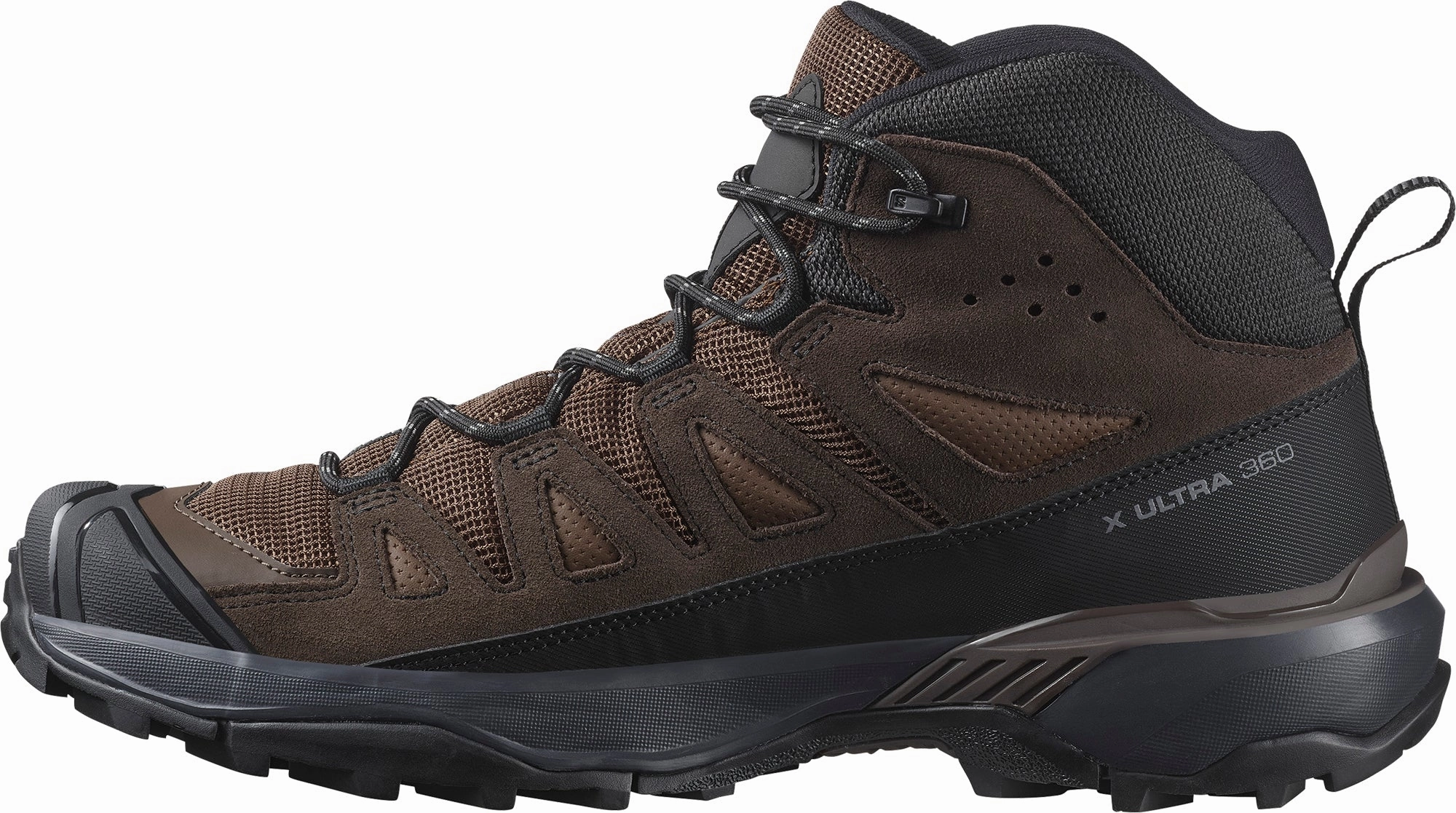 Salomon X Ultra 360 Leather Mid GORE-TEX Mens Walking Boots - Brown Outdoor Trek Sneakers