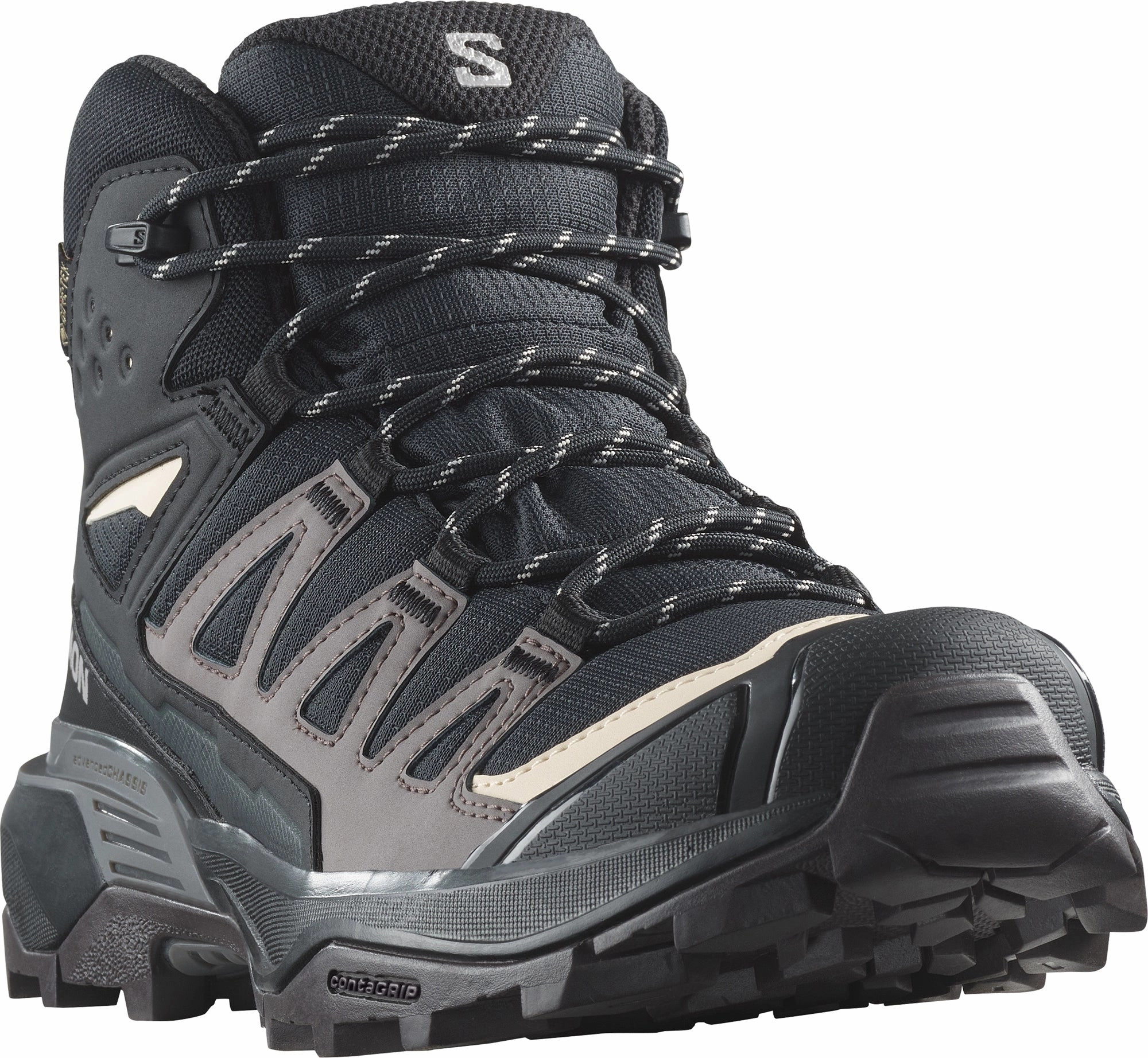 Salomon X Ultra 360 Mid GORE-TEX Womens Walking Boots - Black Outdoor Trek Sneakers