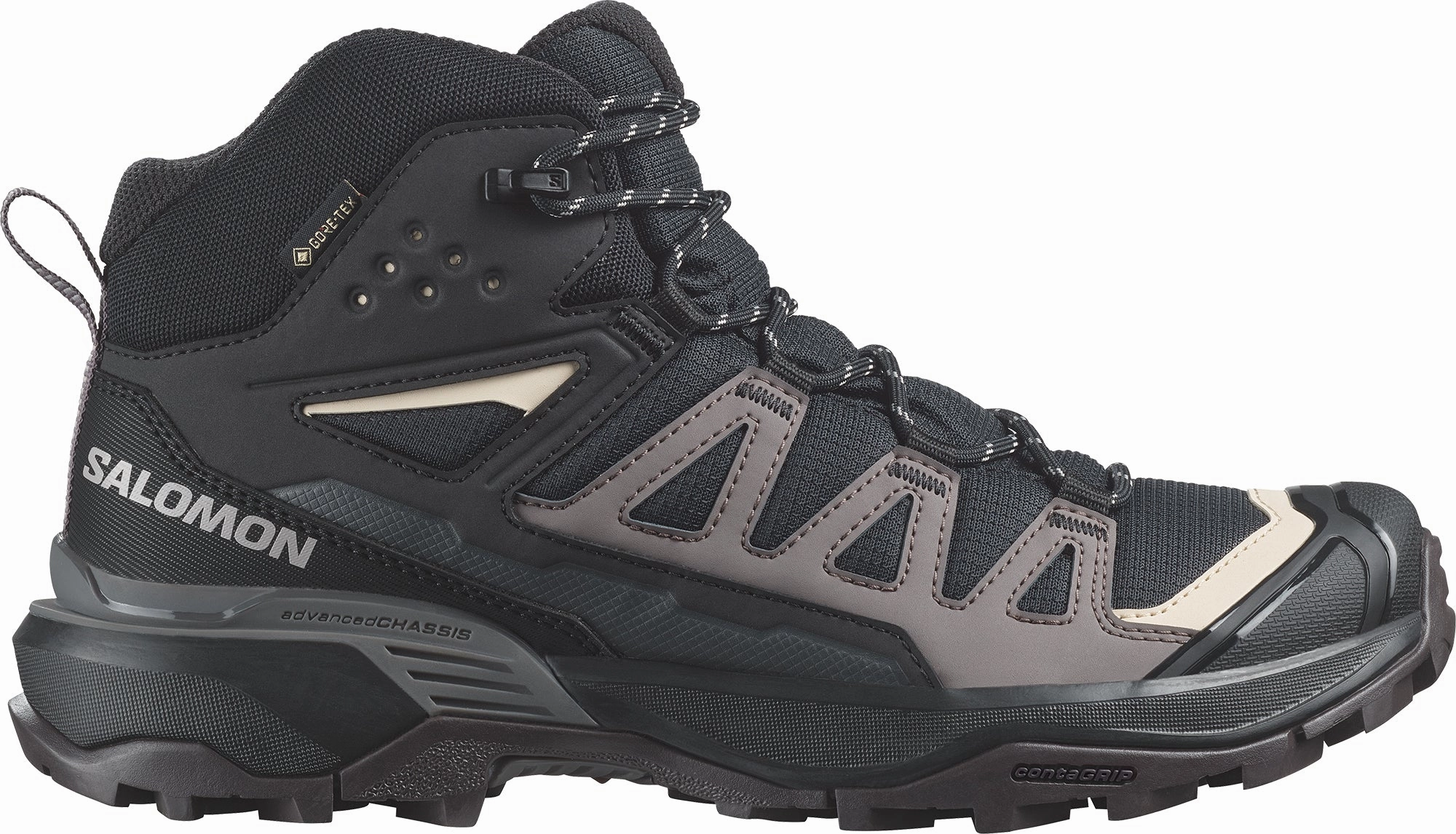 Salomon X Ultra 360 Mid GORE-TEX Womens Walking Boots - Black Salomon shoe styles