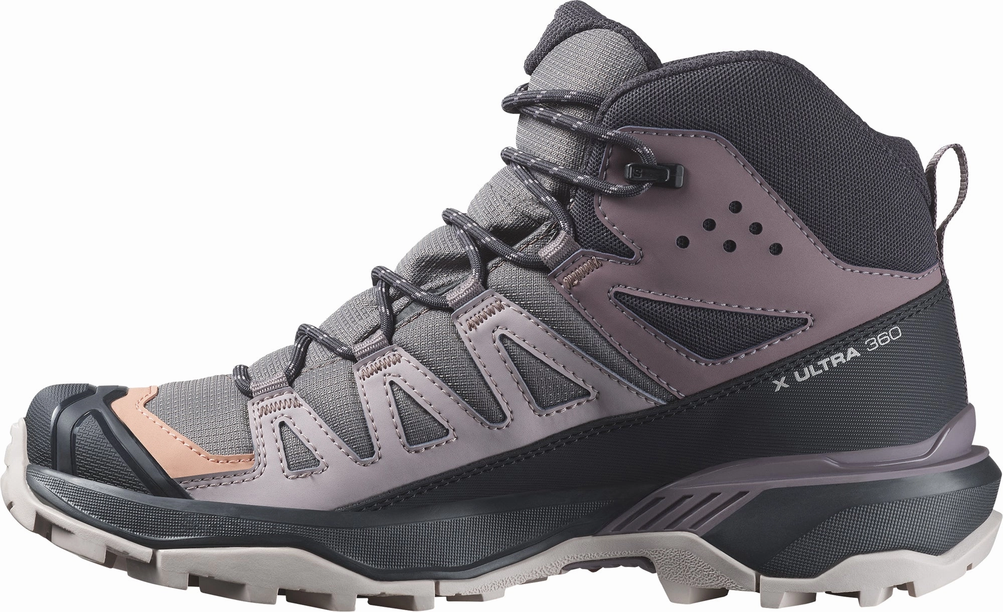 Salomon X Ultra 360 Mid GORE-TEX Womens Walking Boots - Grey Outdoor Trek Sneakers