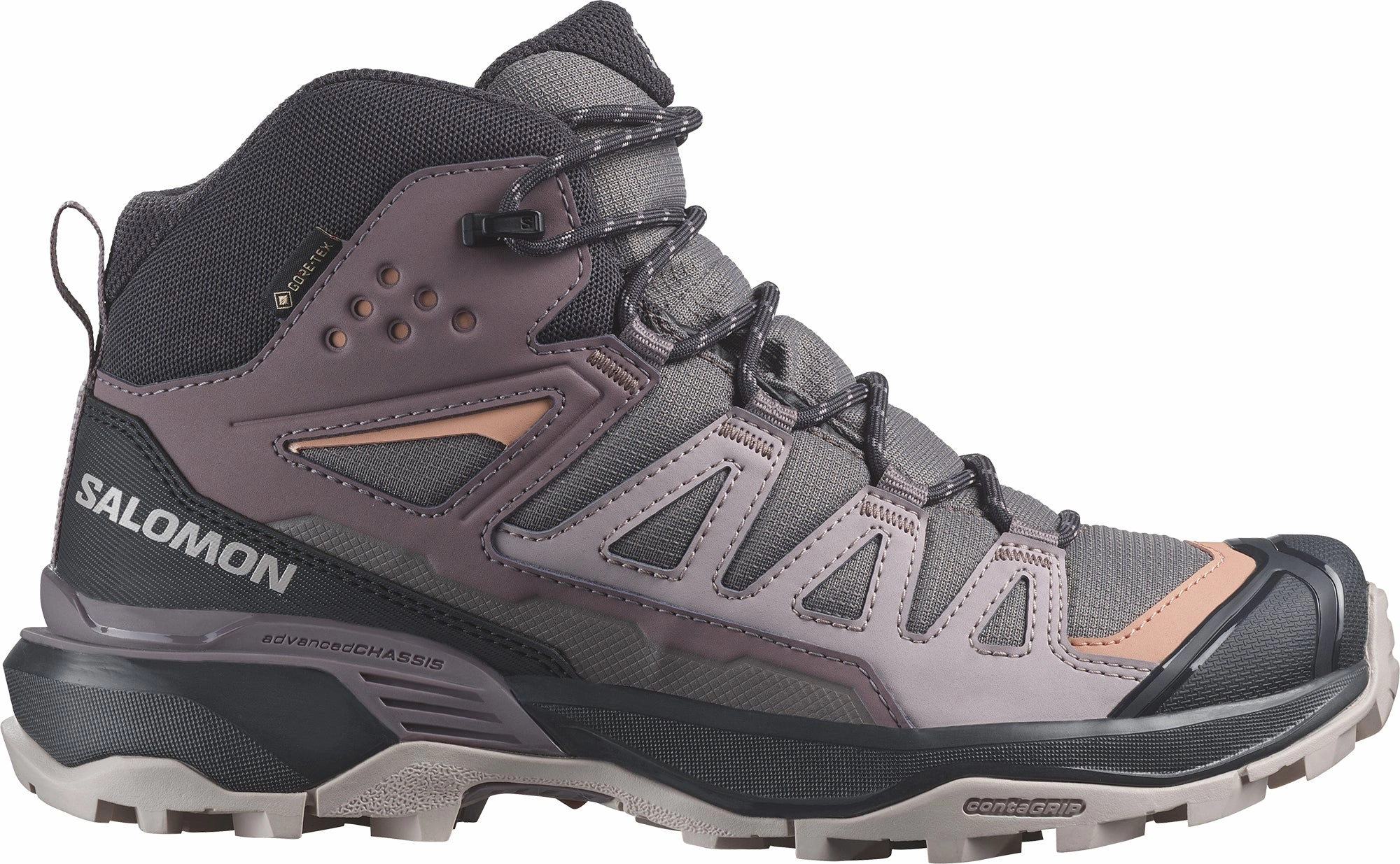 Salomon X Ultra 360 Mid GORE-TEX Womens Walking Boots - Grey Salomon shoe styles