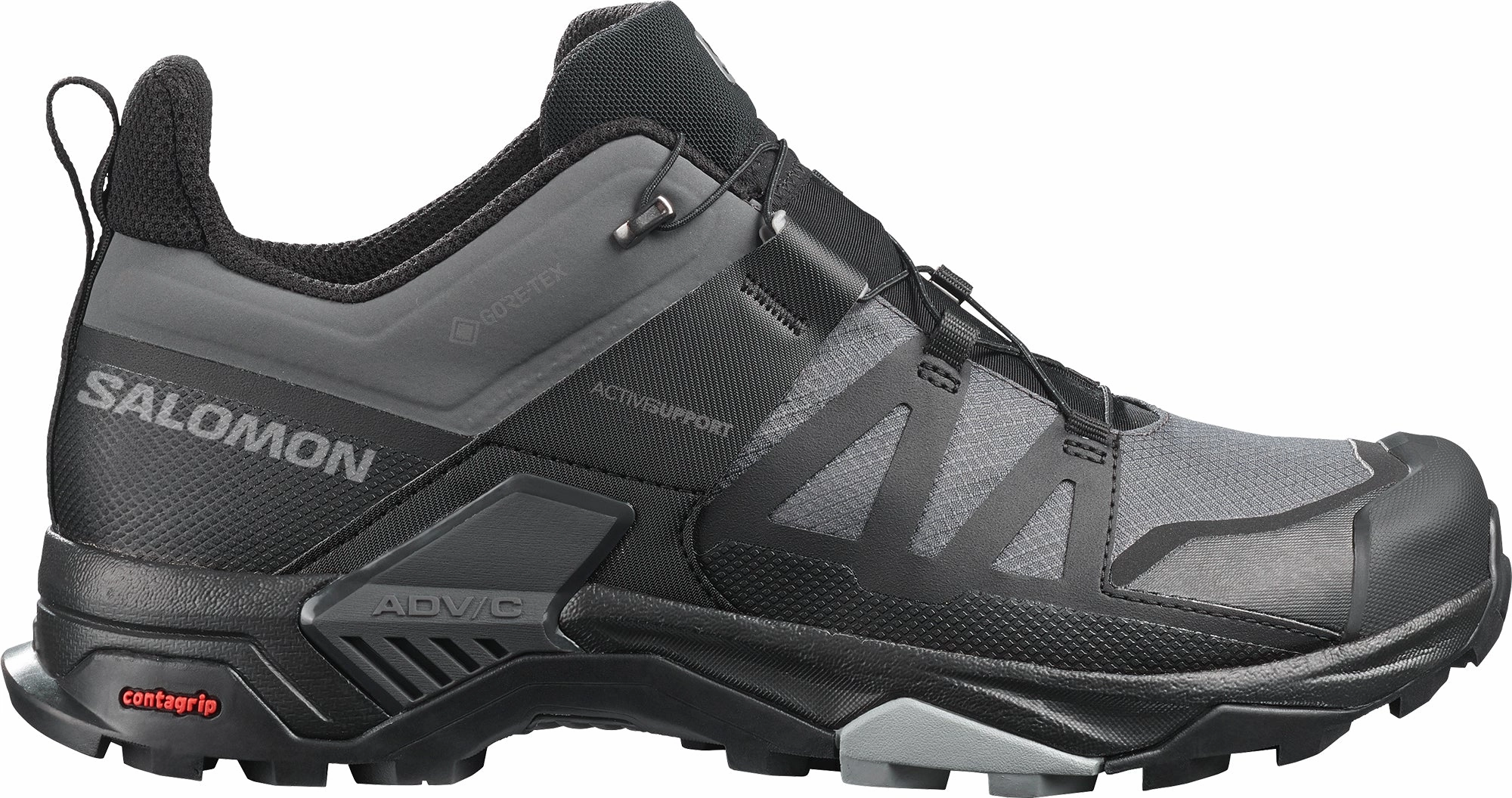 Salomon X Ultra 4 GORE-TEX WIDE FIT Mens Walking Shoes - Black Salomon footwear designs