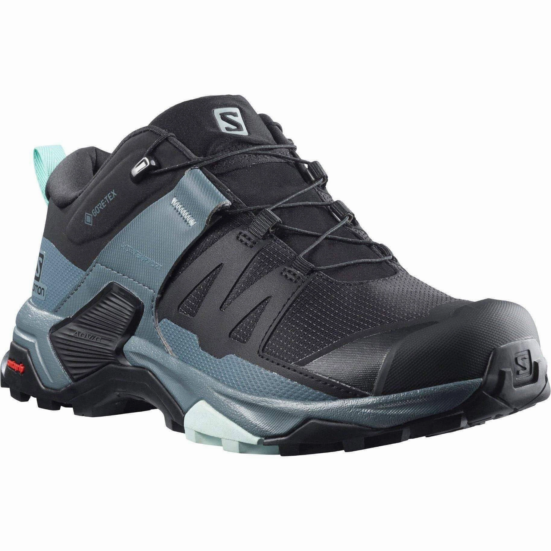 Salomon X Ultra 4 GORE-TEX Womens Walking Shoes - Black Advanced Grip Runners