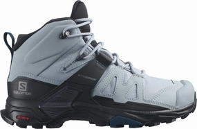 Salomon X Ultra 4 Mid GORE-TEX WIDE FIT Womens Walking Boots - Blue Salomon footwear designs