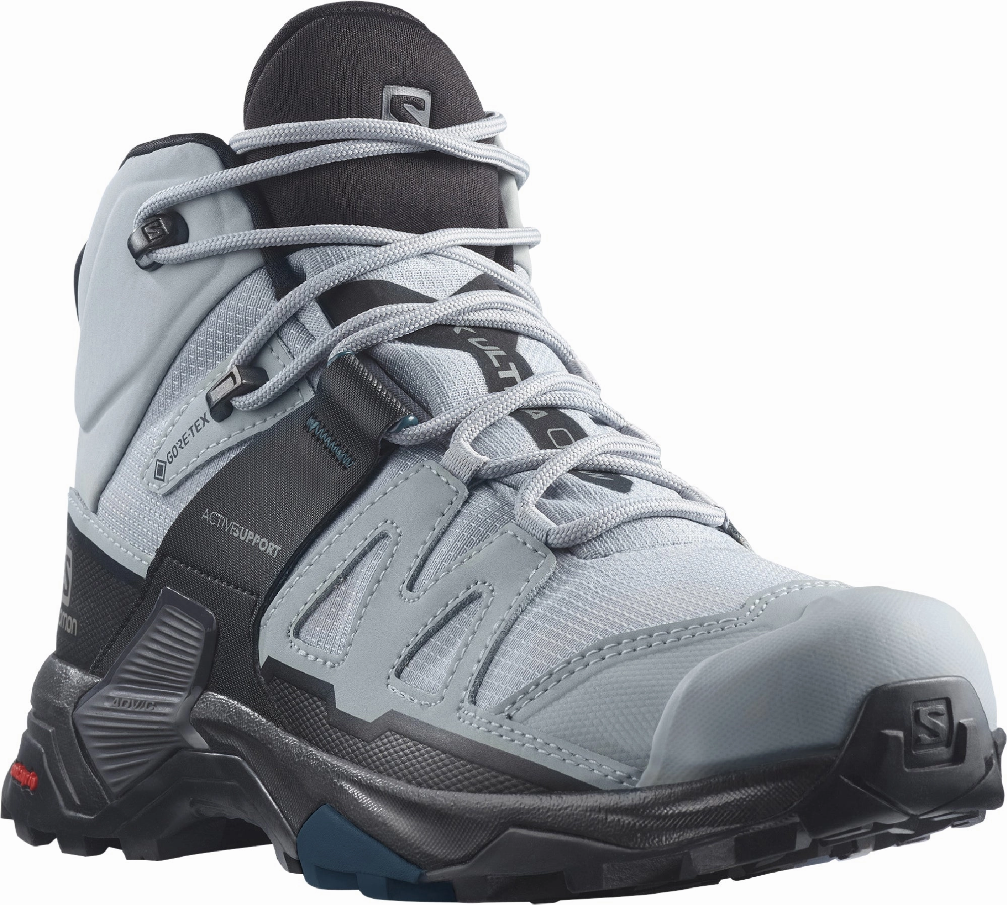 Salomon X Ultra 4 Mid GORE-TEX WIDE FIT Womens Walking Boots - Blue Advanced Grip Runners