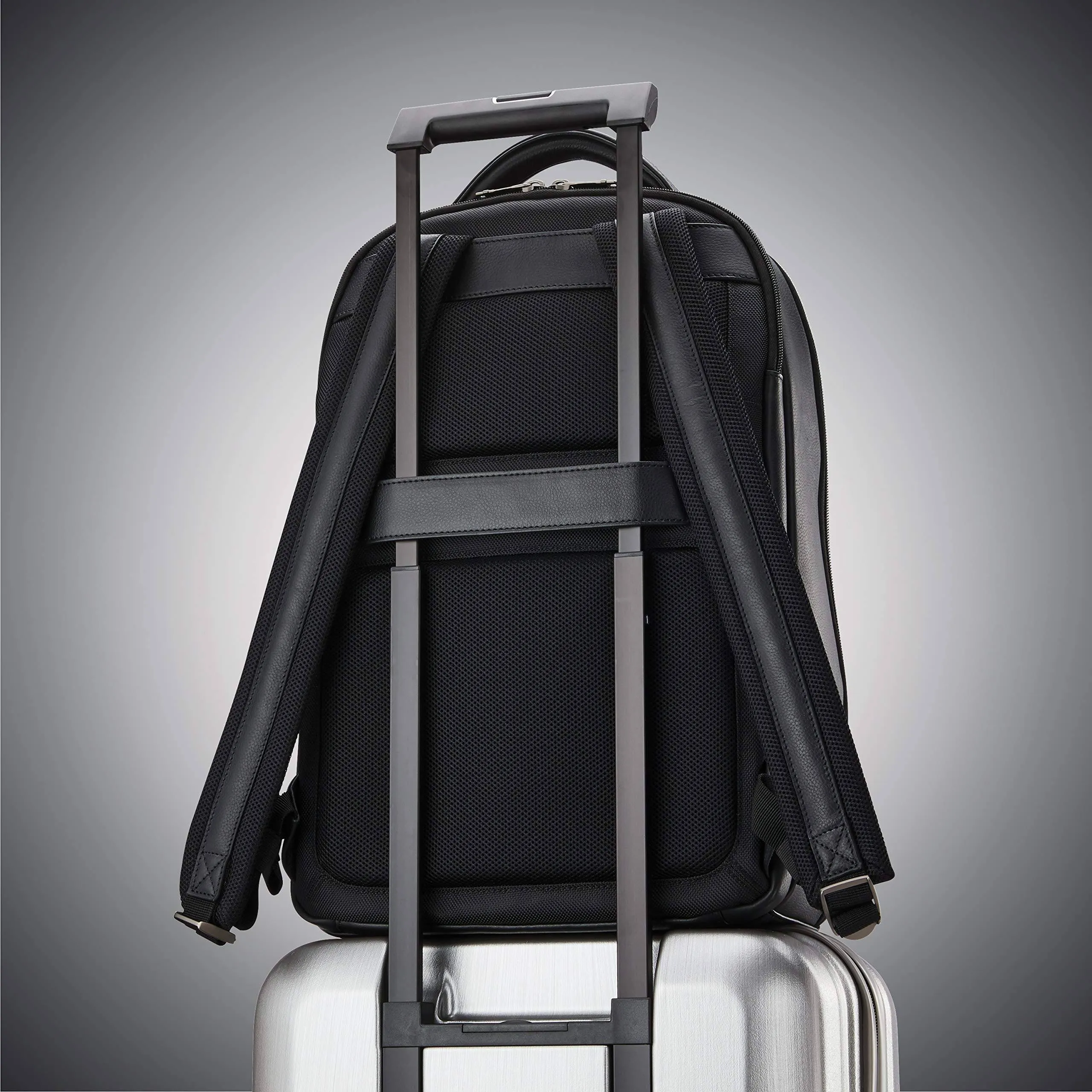 Samsonite Classic Leather Backpack Bags Samsonite