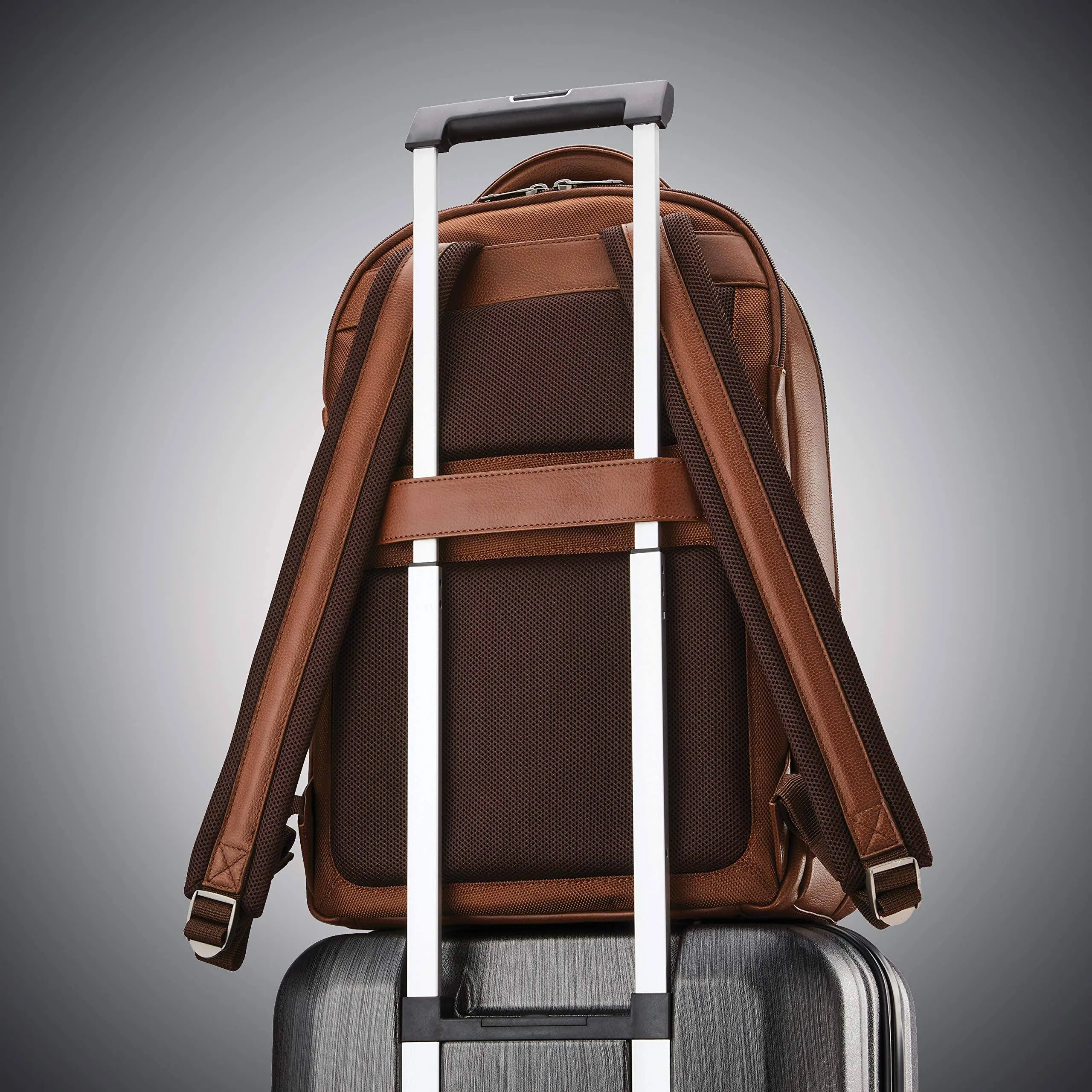 Samsonite Classic Leather Backpack Bags Samsonite
