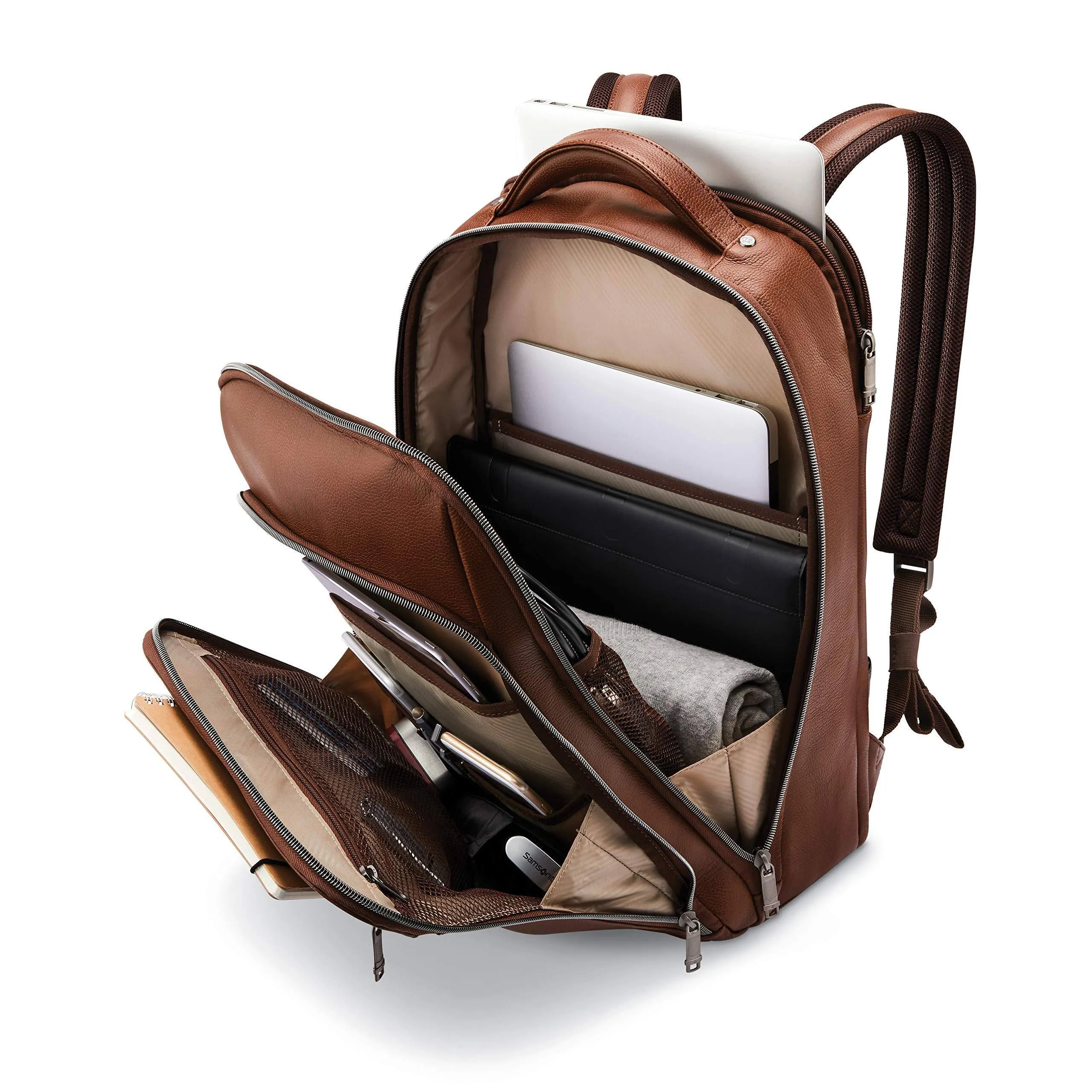 Samsonite Classic Leather Backpack Bags Samsonite
