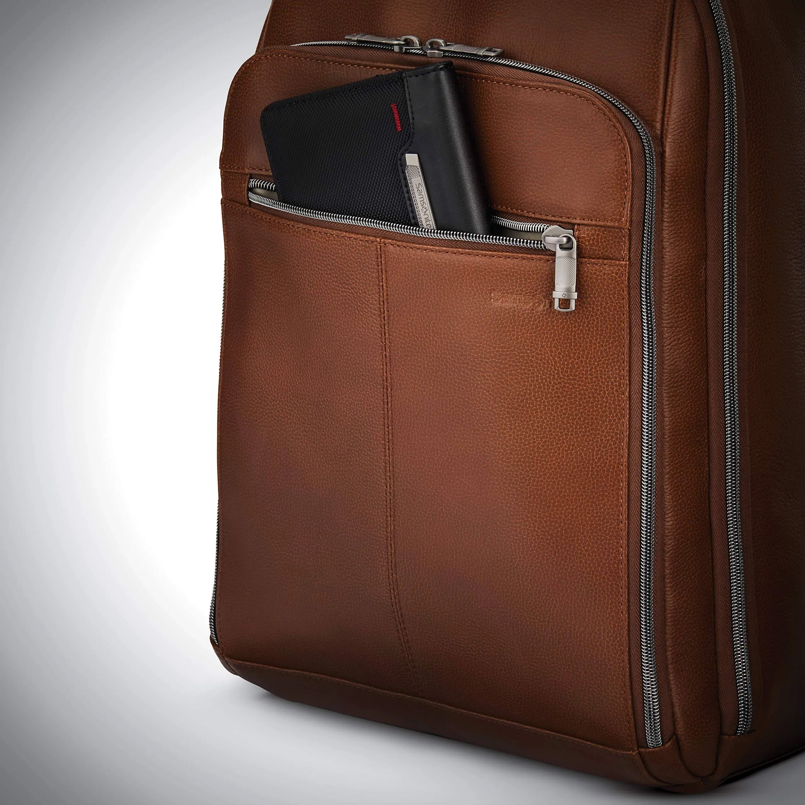 Samsonite Classic Leather Backpack Bags Samsonite
