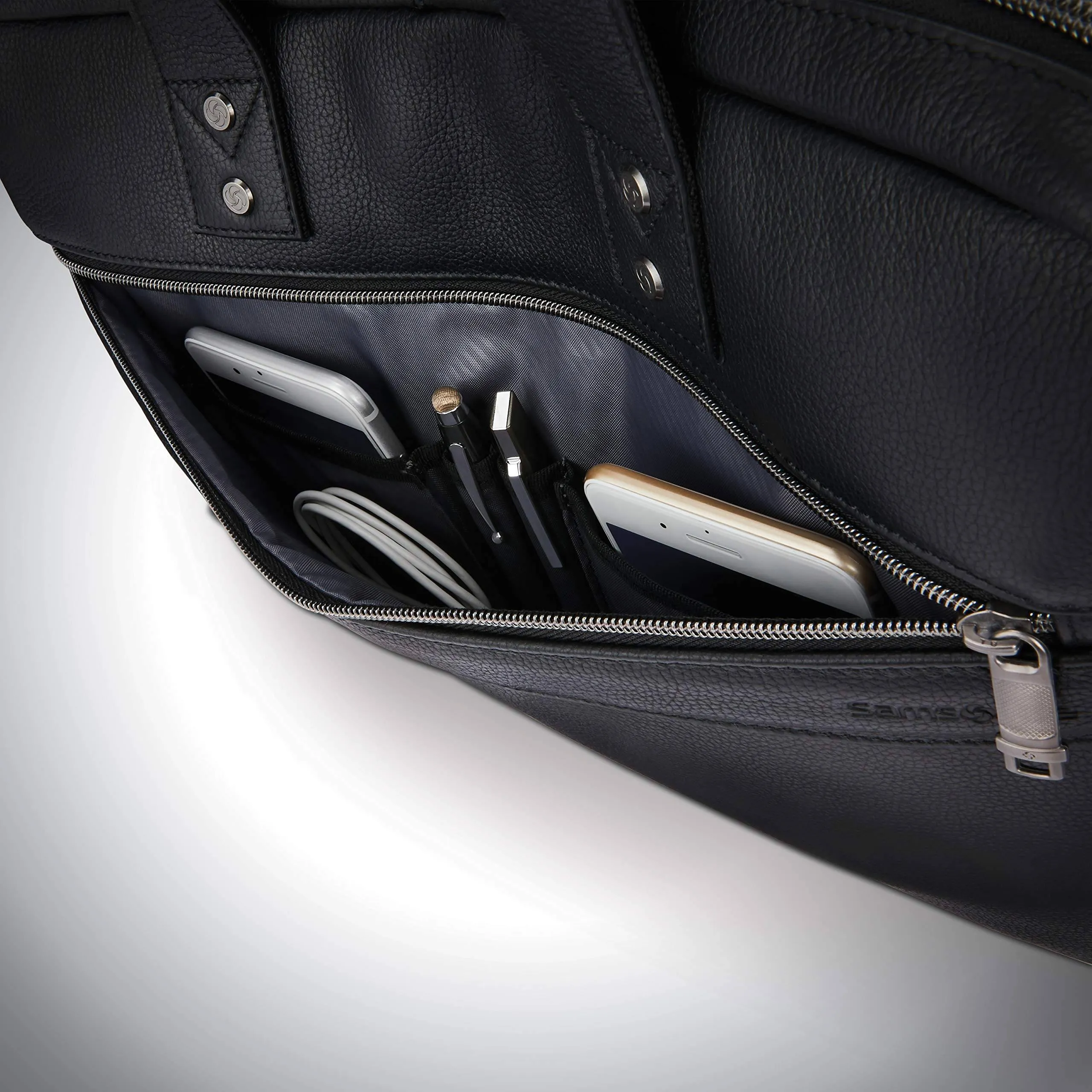 Samsonite Classic Leather Slim Brief Bags Samsonite