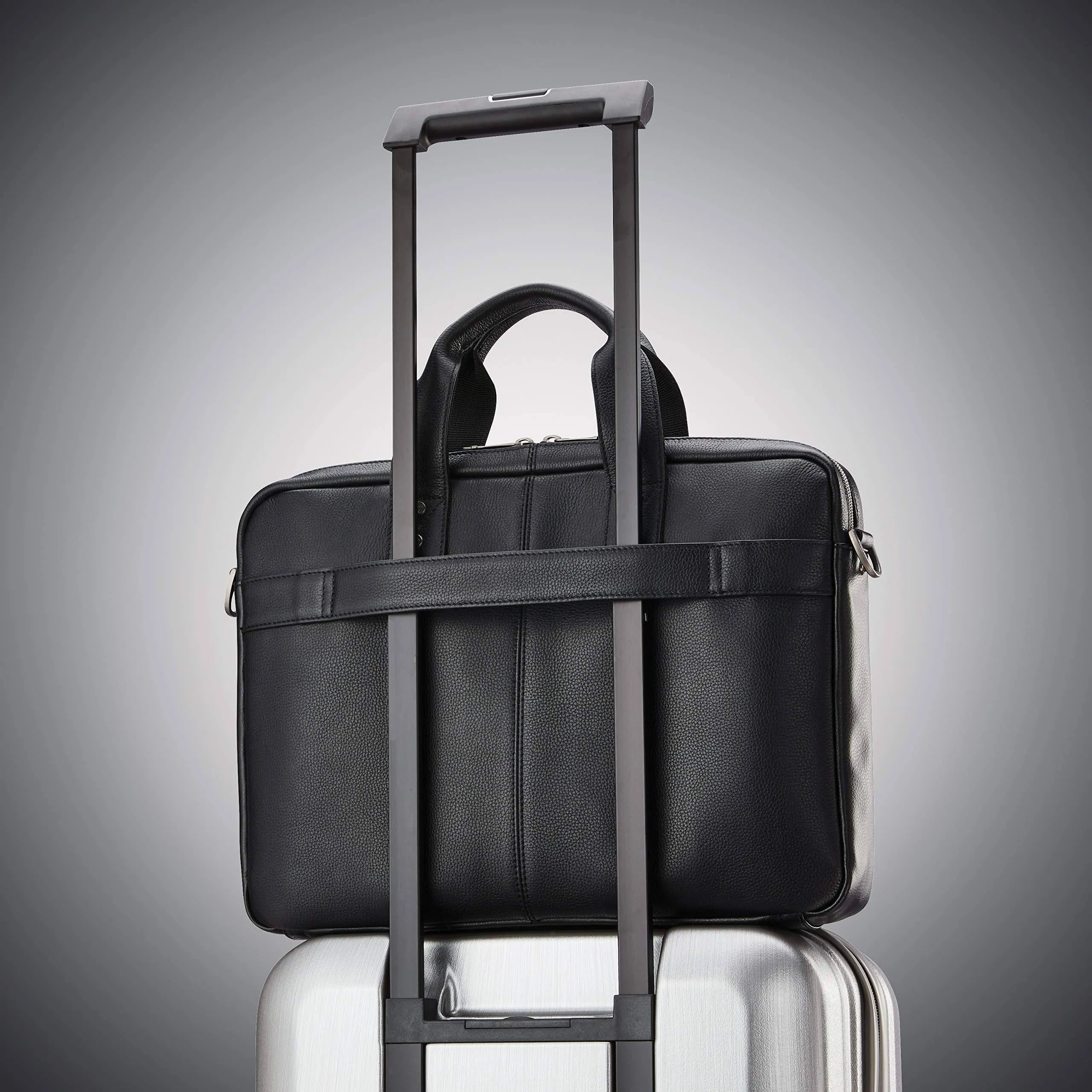 Samsonite Classic Leather Slim Brief Bags Samsonite