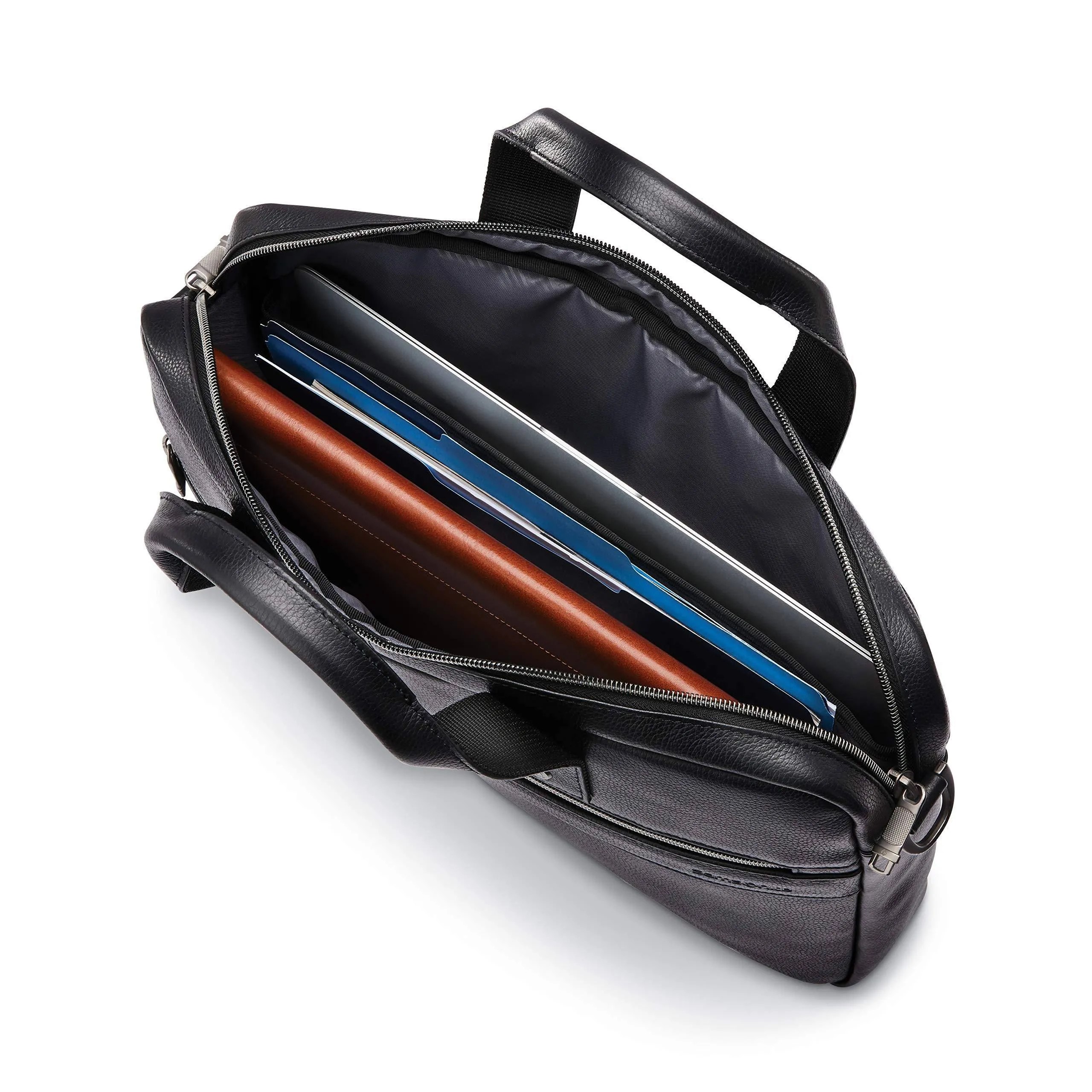 Samsonite Classic Leather Slim Brief Bags Samsonite