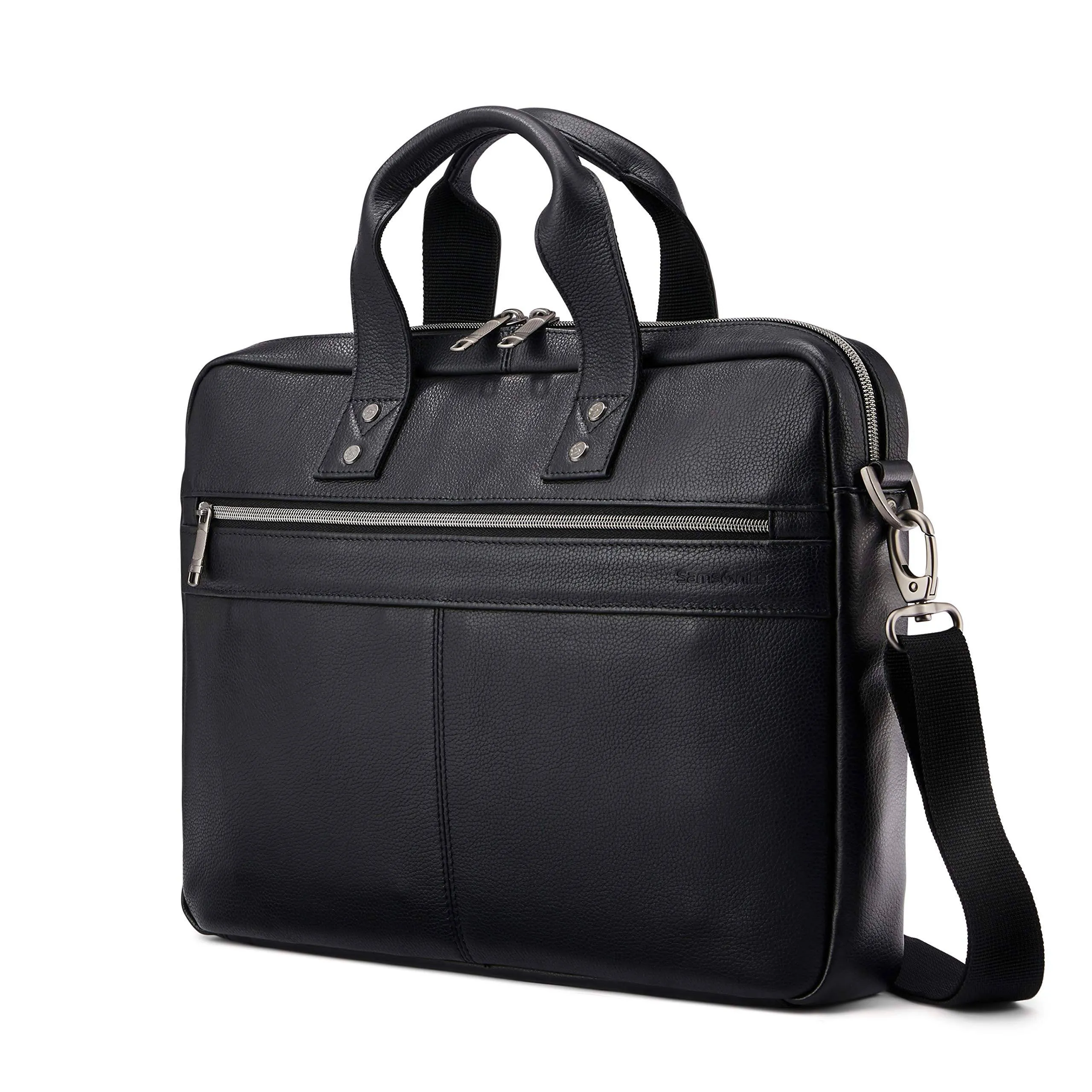 Samsonite Classic Leather Slim Brief Bags Samsonite