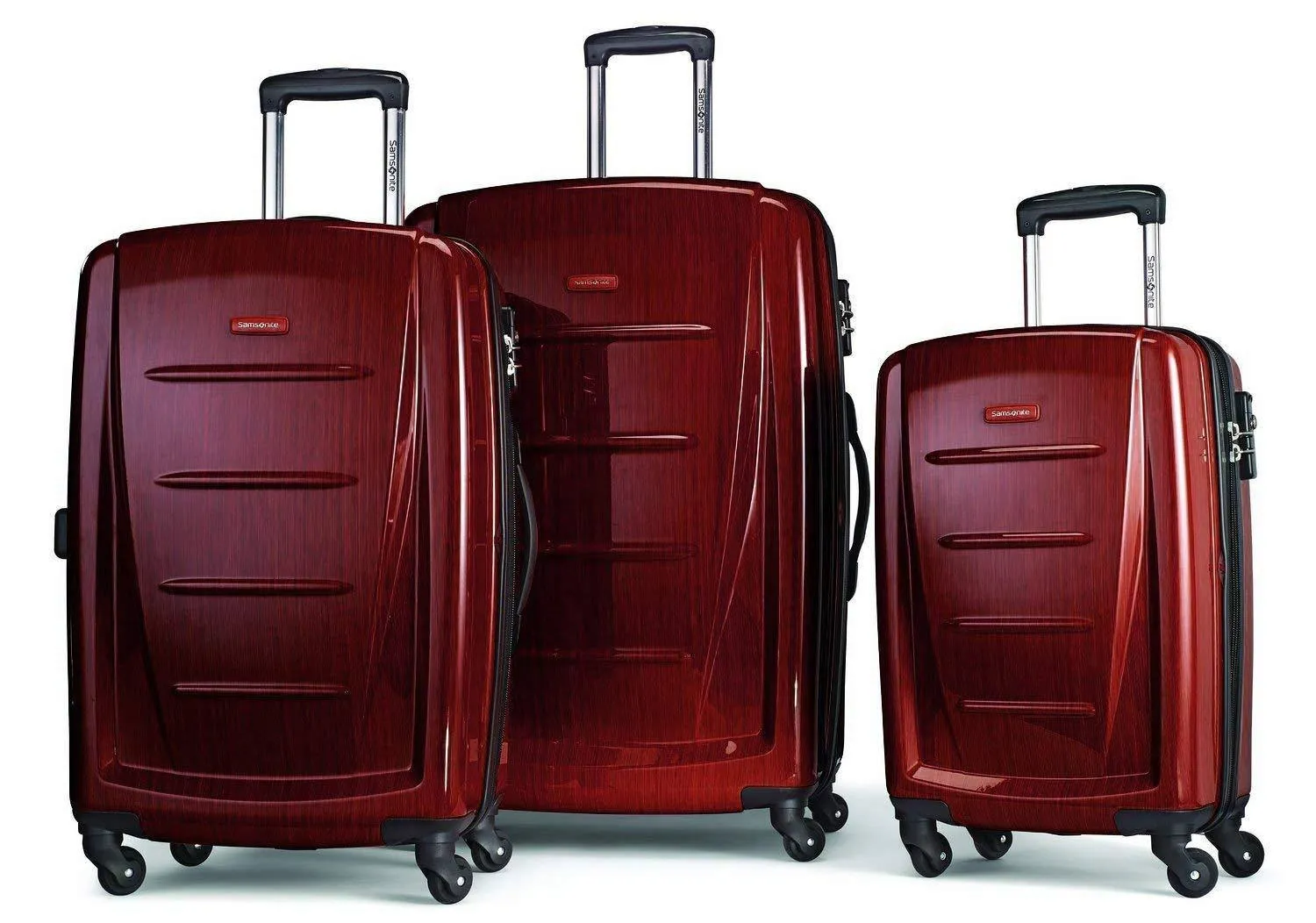 Samsonite Winfield 2 3 Piece Set (20"/24"/28") 4-Wheel Luggage Sets Bags Samsonite