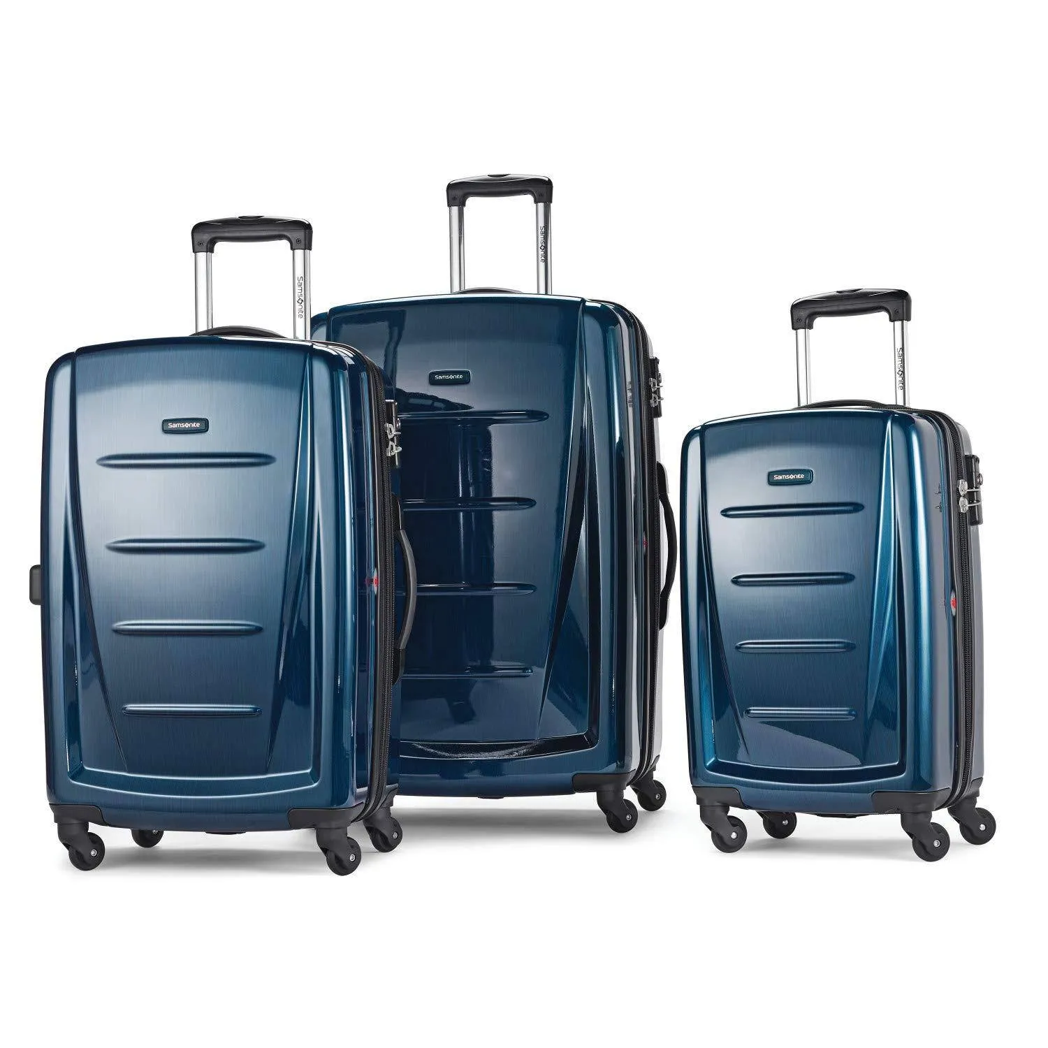 Samsonite Winfield 2 3 Piece Set (20"/24"/28") 4-Wheel Luggage Sets Bags Samsonite