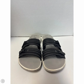 Sandals Flats By Clarks In Black, Size: 9 Clarks leather shoes for daily wear