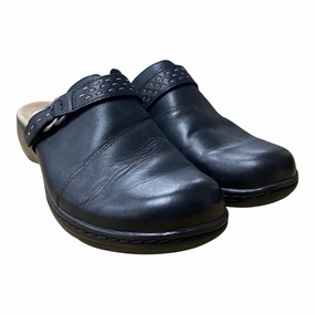 Sandals Flats By Clarks In Black, Size:9 Clarks leather shoes for daily wear