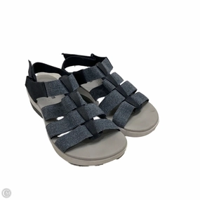 Sandals Flats By Clarks In Grey, Size: 9 Clarks leather shoes for daily wear