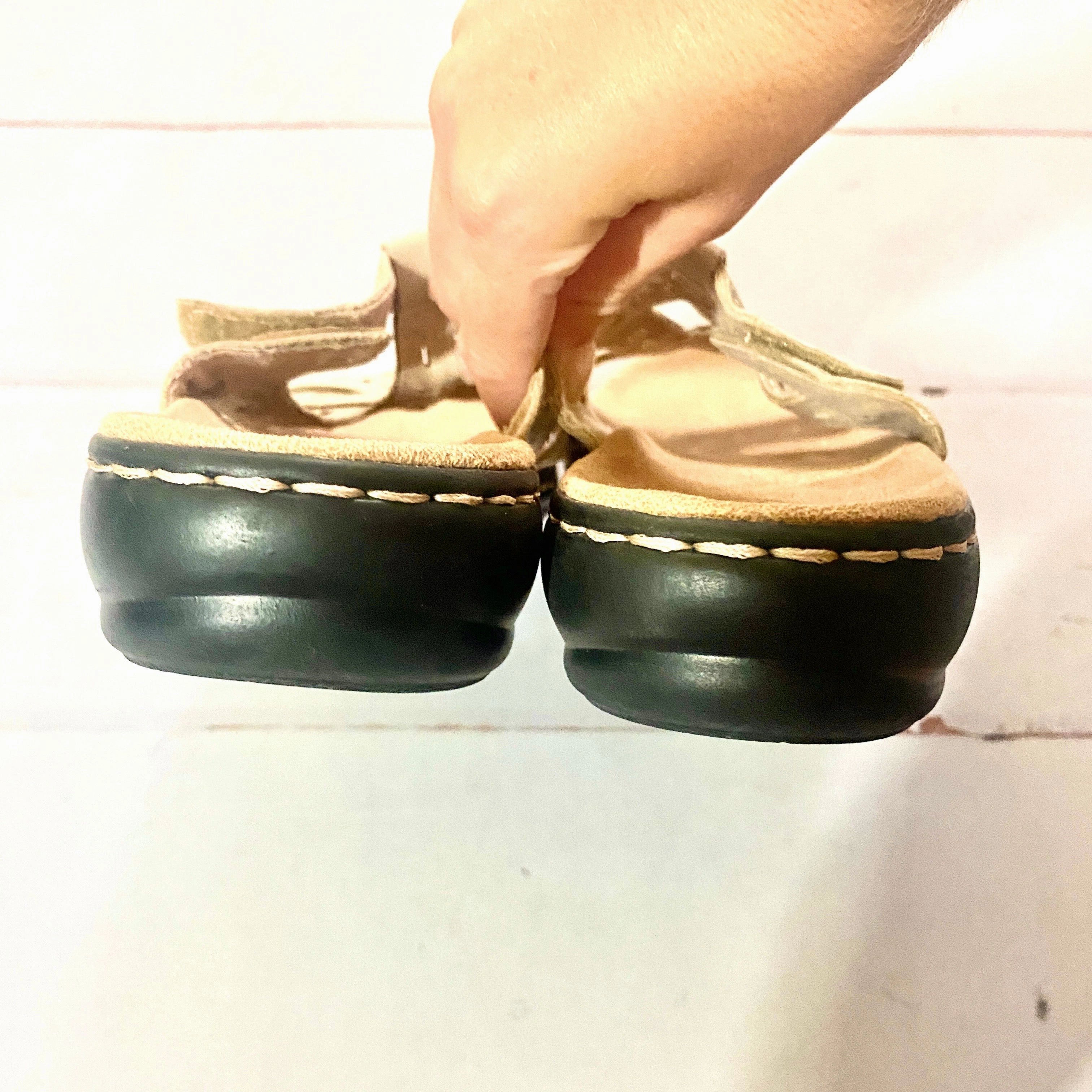 Sandals Flats By Clarks  Size: 8.5 Leather Footwear