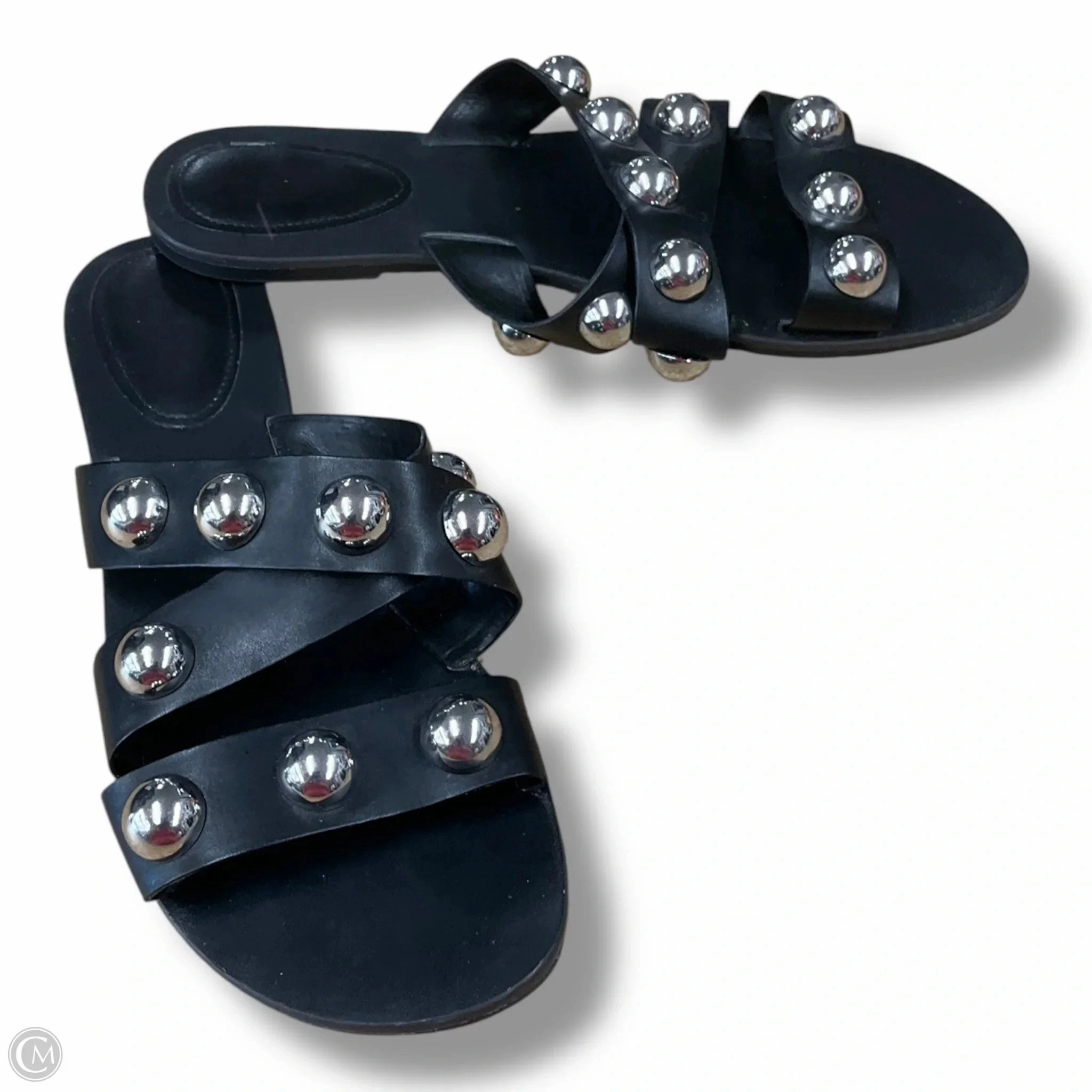 Sandals Flats By Marc Fisher In Black, Size: 10 Marc Fisher fashion shoes with block heels