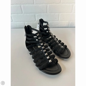 Sandals Flats By Marc Fisher In Black, Size: 6.5 Marc Fisher fashion shoes with block heels
