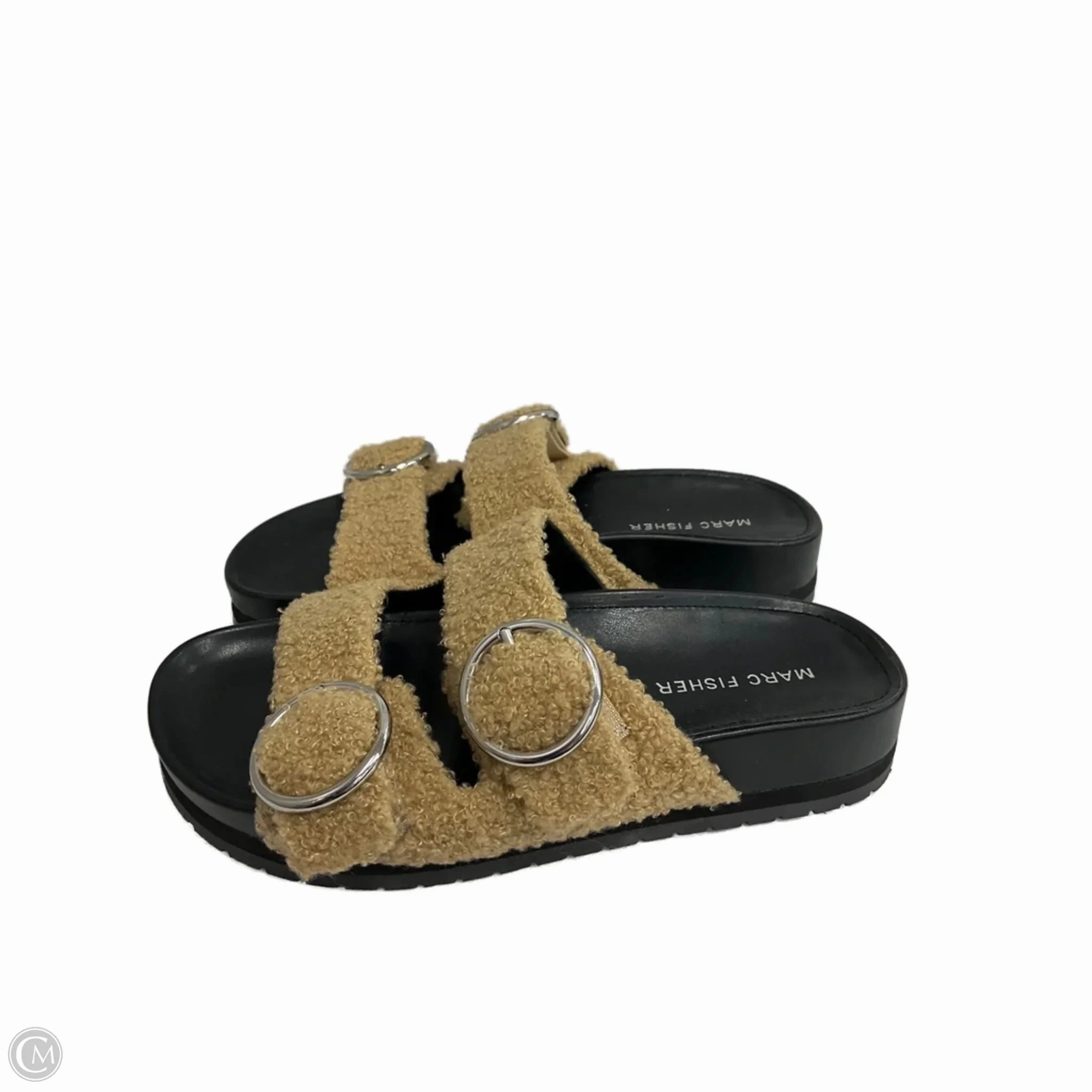 Sandals Flats By Marc Fisher In Black, Size: 6 Fashion Heels