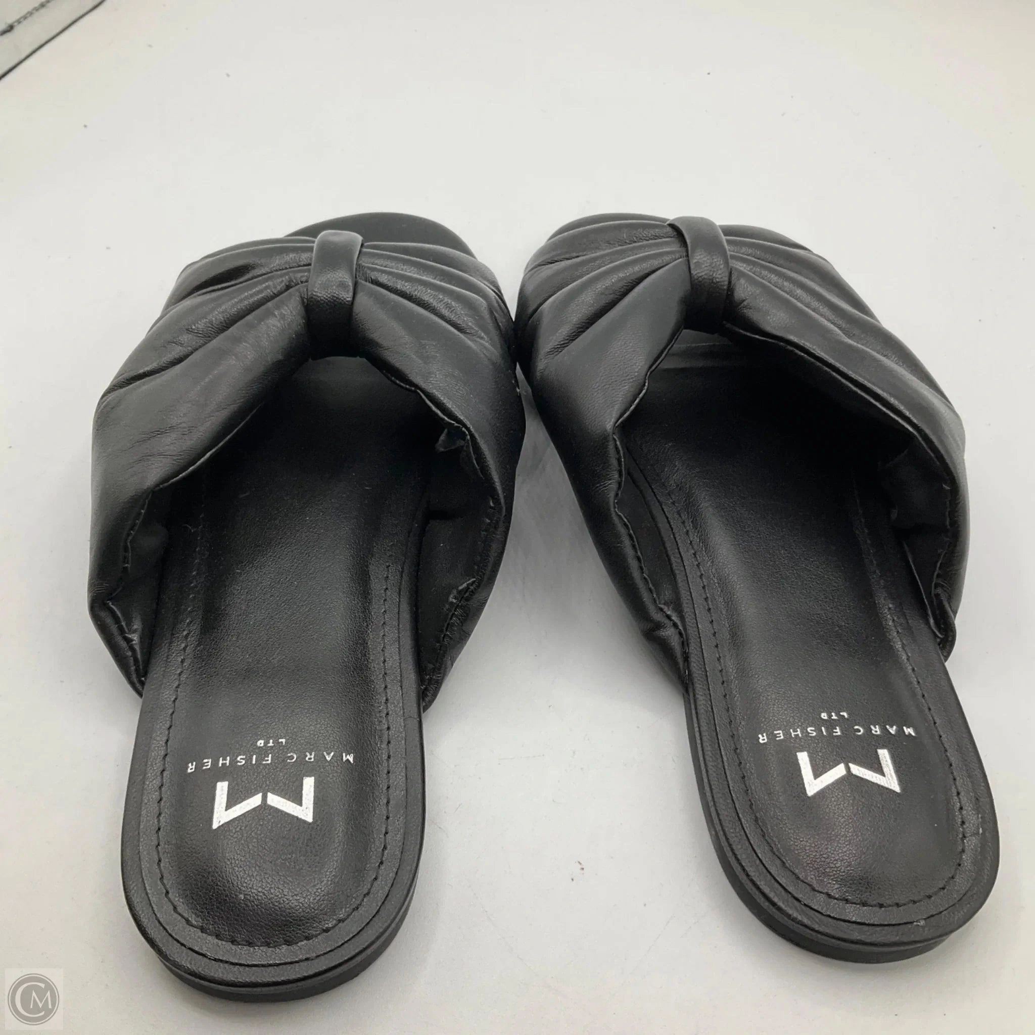Sandals Flats By Marc Fisher In Black, Size: 7 Fashion Heels