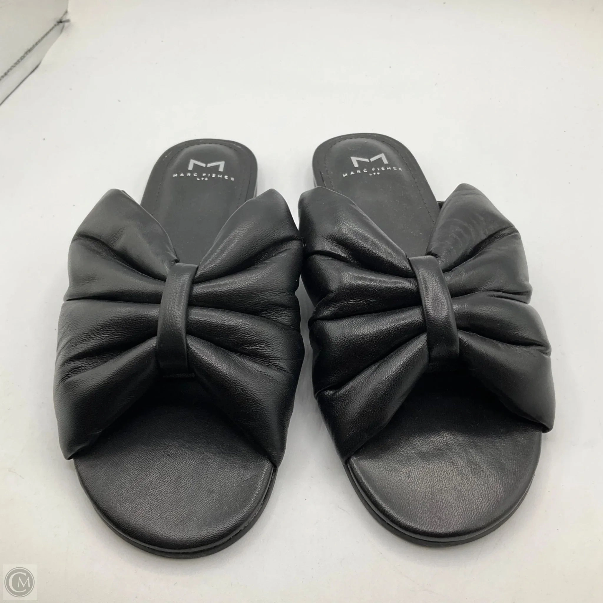 Sandals Flats By Marc Fisher In Black, Size: 7 Fashion Heels