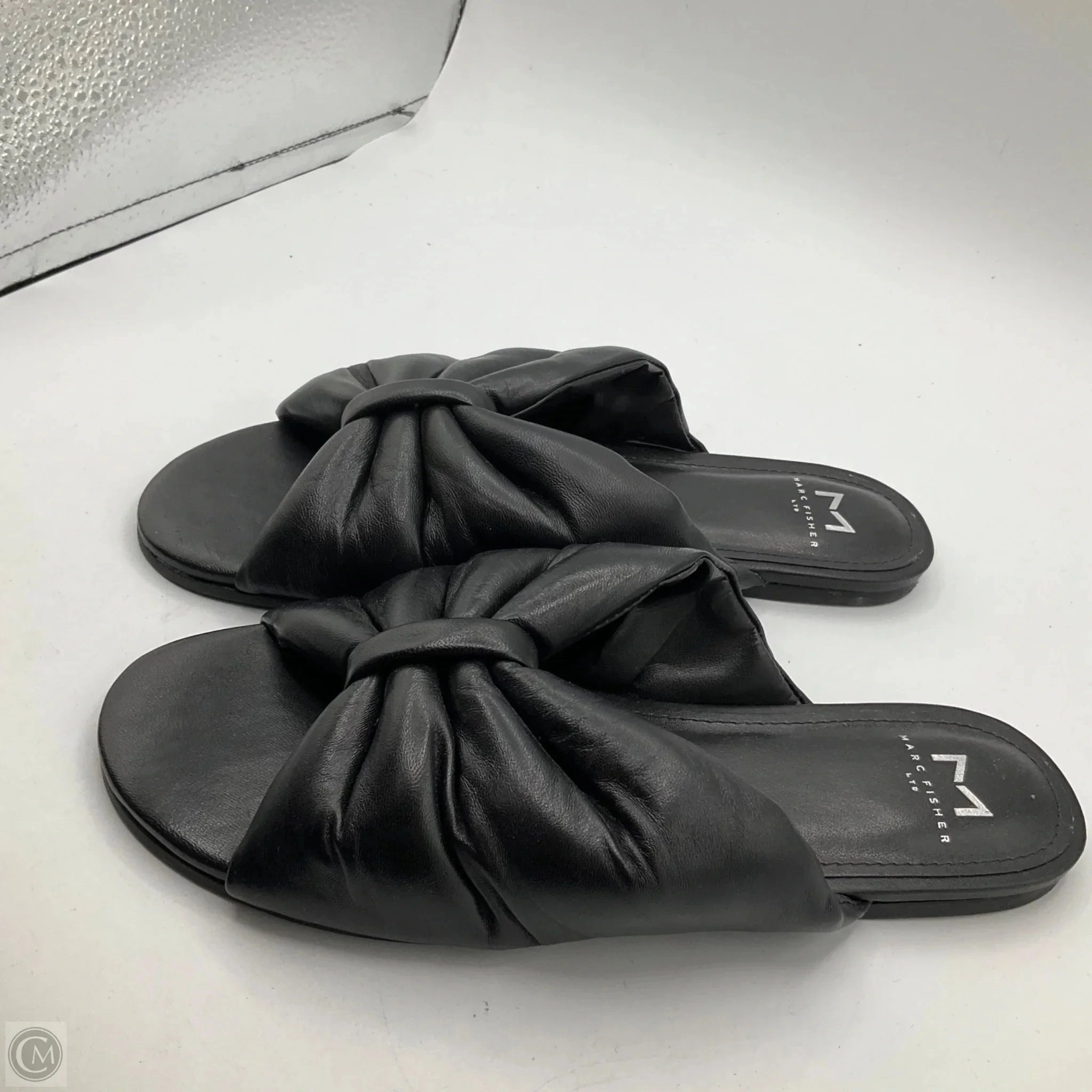 Sandals Flats By Marc Fisher In Black, Size: 7 Fashion Heels