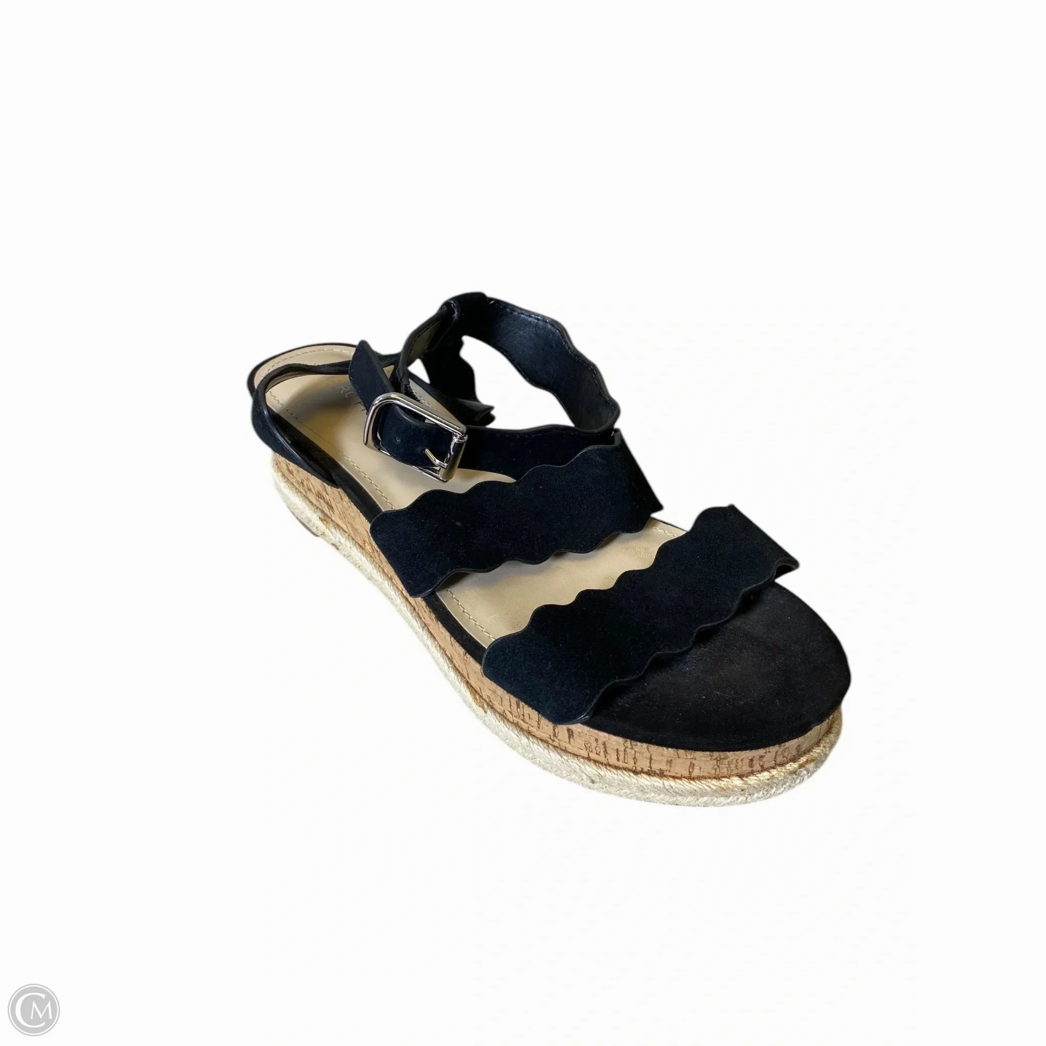 Sandals Flats By Marc Fisher In Black, Size: 8 Fashion Heels