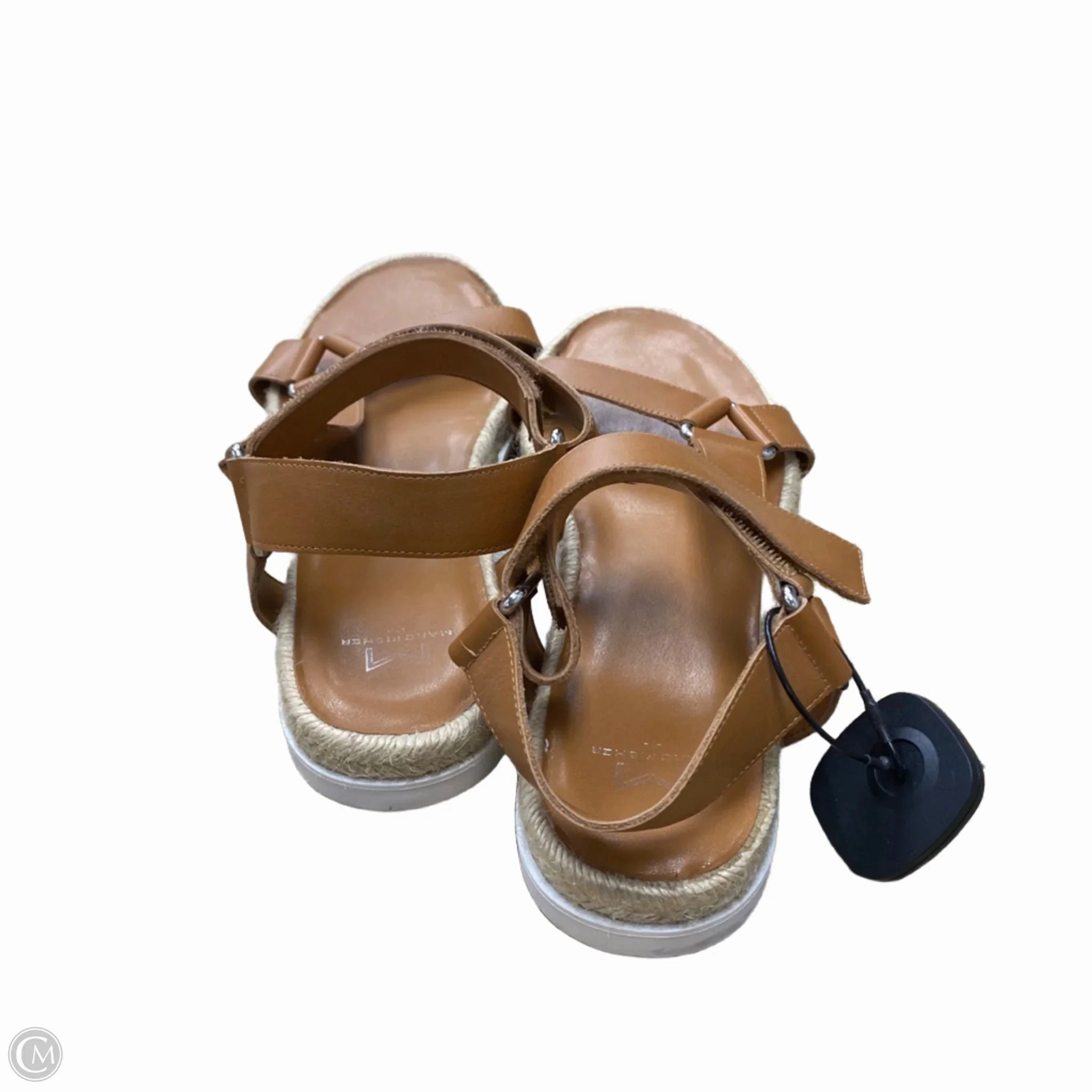 Sandals Flats By Marc Fisher In Brown, Size: 10 Fashion Heels
