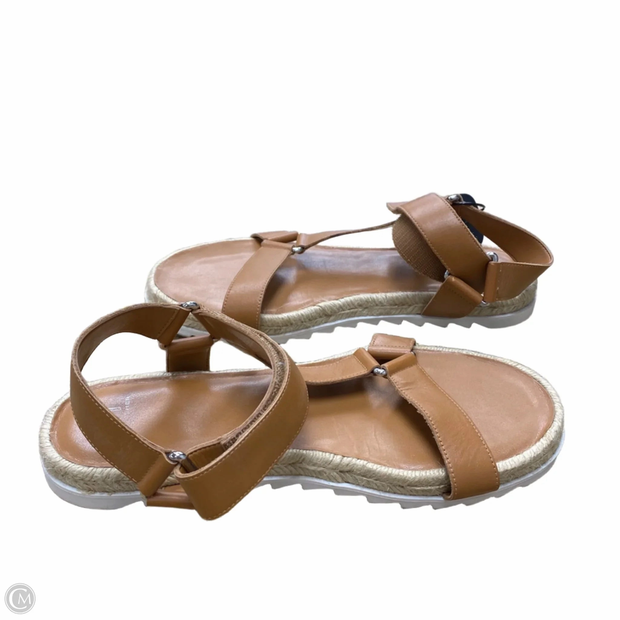 Sandals Flats By Marc Fisher In Brown, Size: 10 Fashion Heels