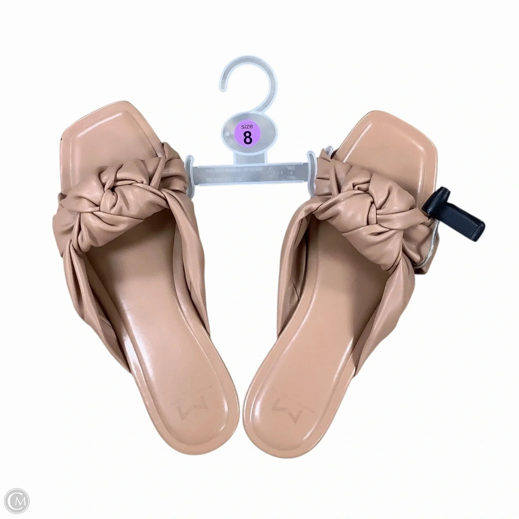 Sandals Flats By Marc Fisher In Brown, Size: 8 Marc Fisher fashion shoes with block heels