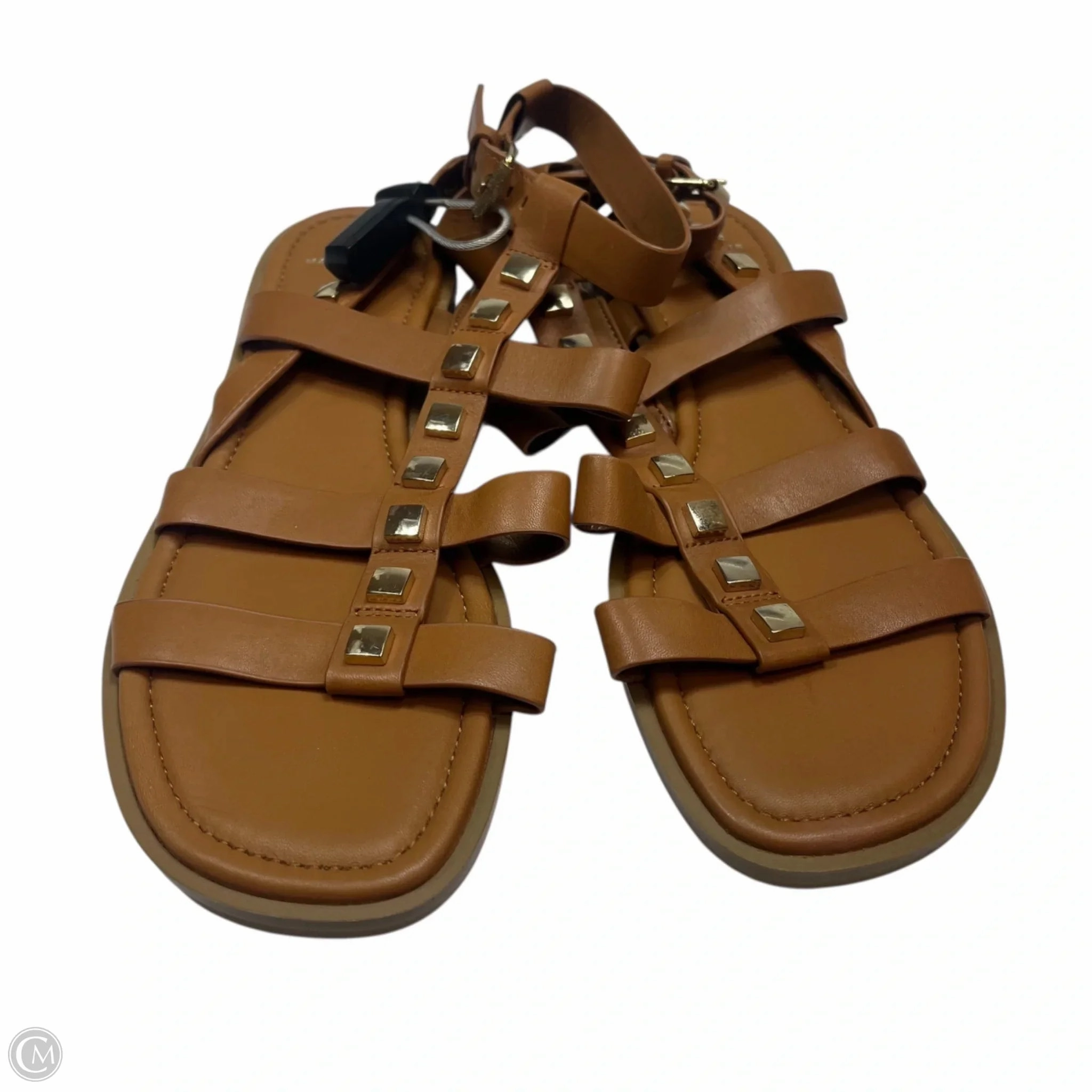 Sandals Flats By Marc Fisher In Brown, Size: 9.5 Fashion Heels
