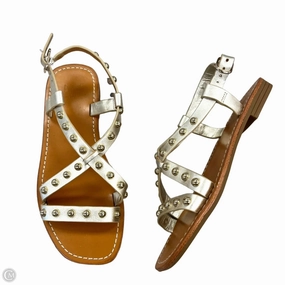 Sandals Flats By Marc Fisher In Gold, Size: 6 Marc Fisher fashion shoes with block heels