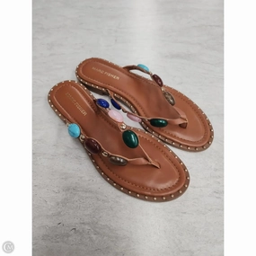 Sandals Flats By Marc Fisher In Multi-colored, Size: 8 Marc Fisher fashion shoes with block heels