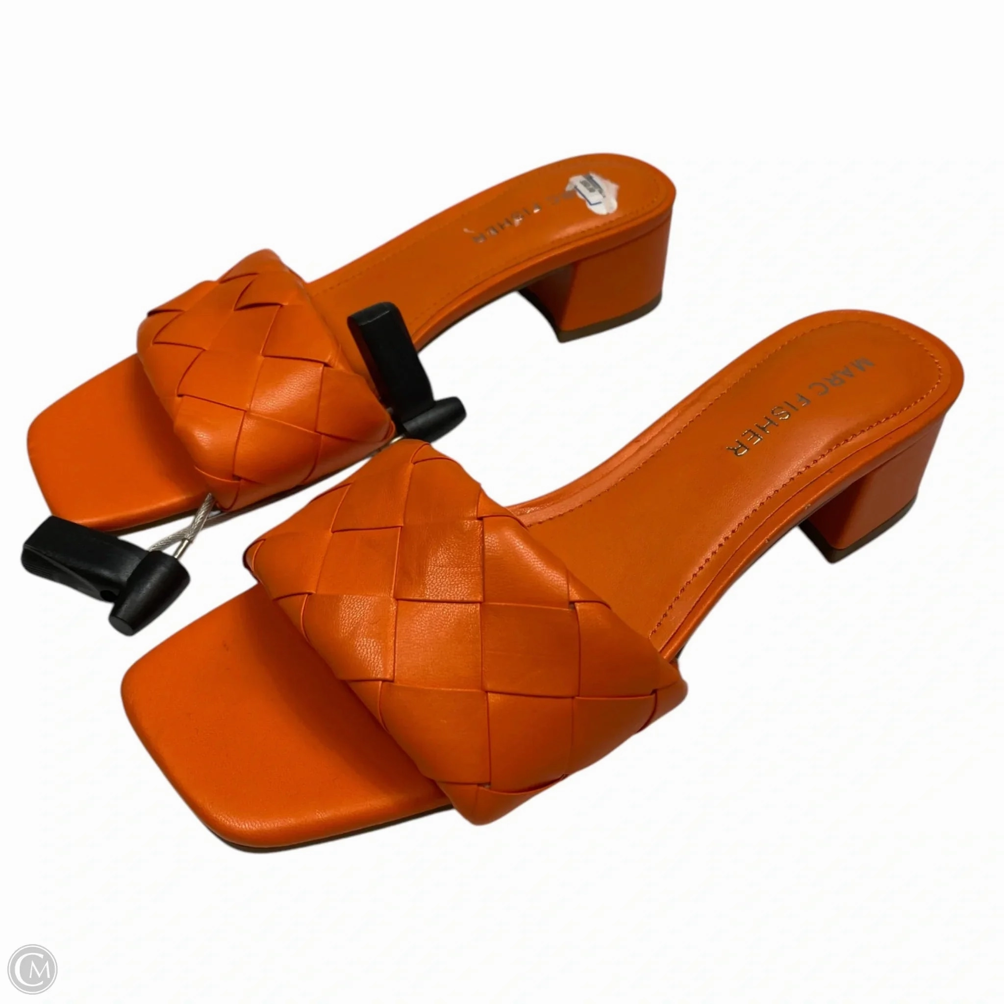 Sandals Flats By Marc Fisher In Orange, Size: 5.5 Fashion Heels