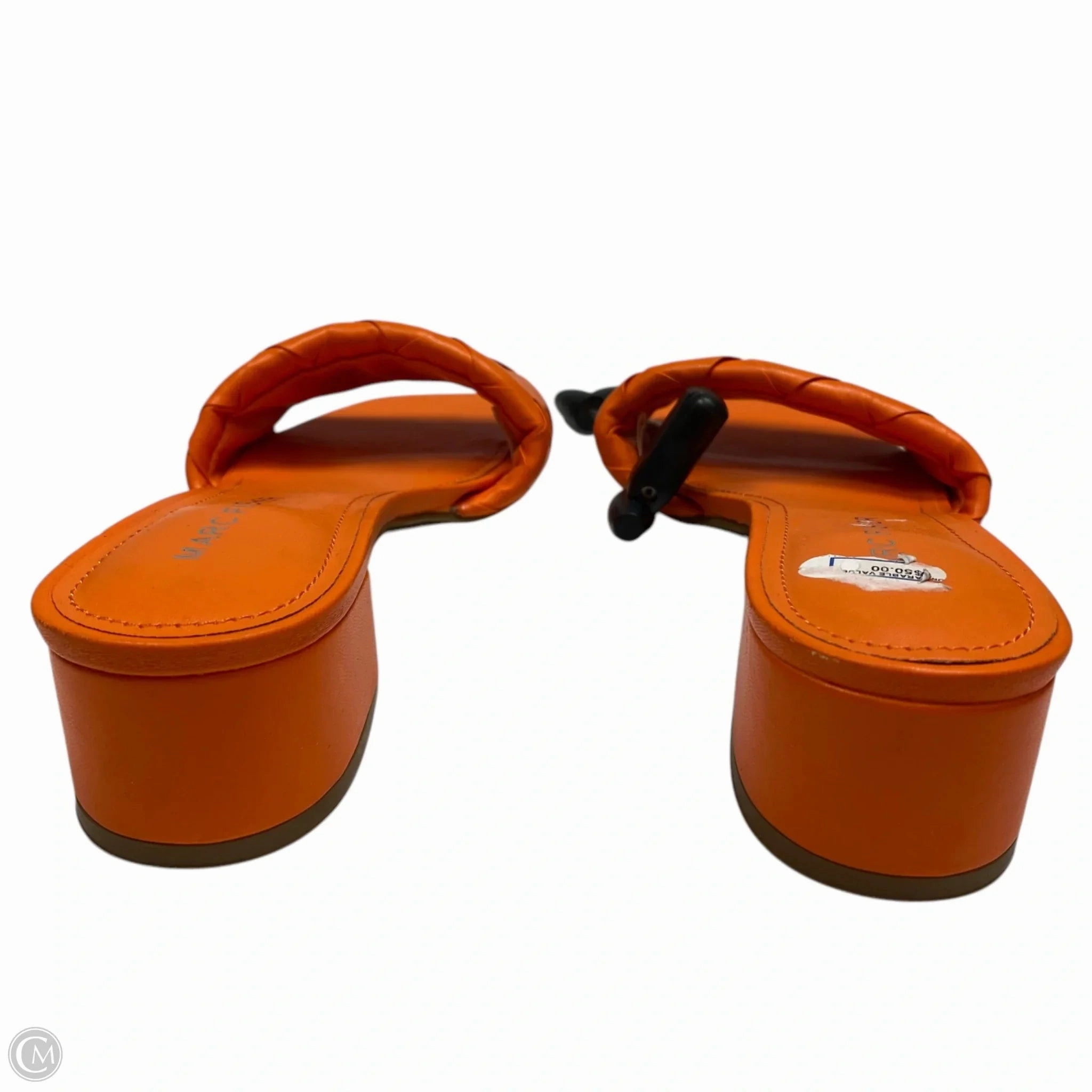 Sandals Flats By Marc Fisher In Orange, Size: 5.5 Fashion Heels