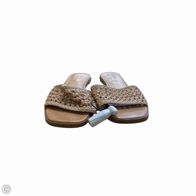 Sandals Flats By Marc Fisher In Tan, Size: 9.5 Marc Fisher fashion shoes with block heels