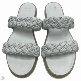 Sandals Flats By Marc Fisher In White, Size: 7.5 Marc Fisher fashion shoes with block heels