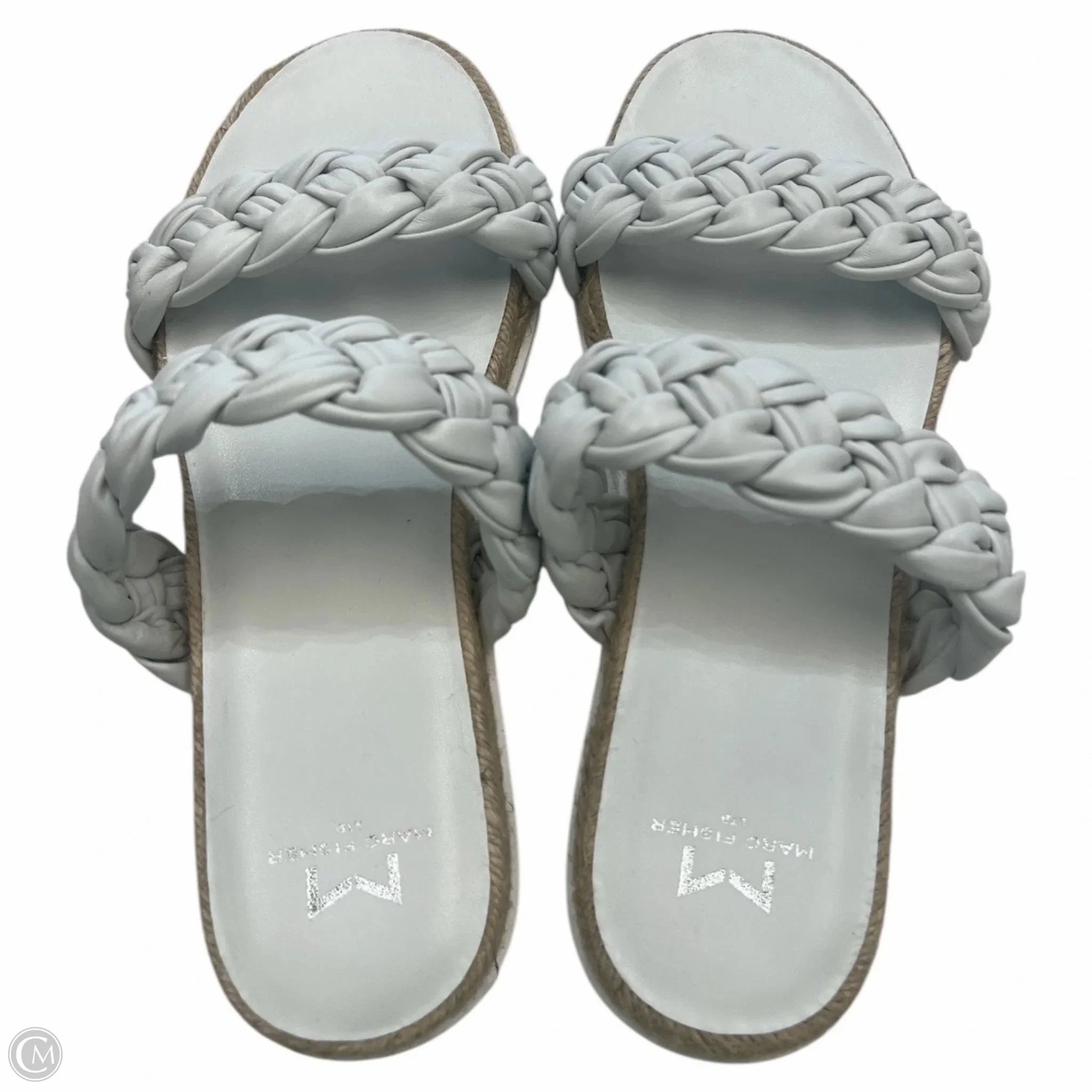 Sandals Flats By Marc Fisher In White, Size: 7.5 Fashion Heels