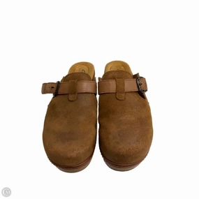 Sandals Heels Block By Clarks In Brown, Size: 5.5 Clarks leather shoes for daily wear
