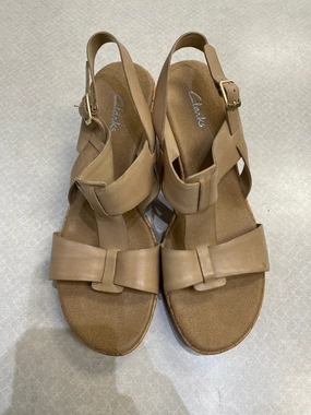 Sandals Heels Block By Clarks  Size: 11 Clarks leather shoes for daily wear