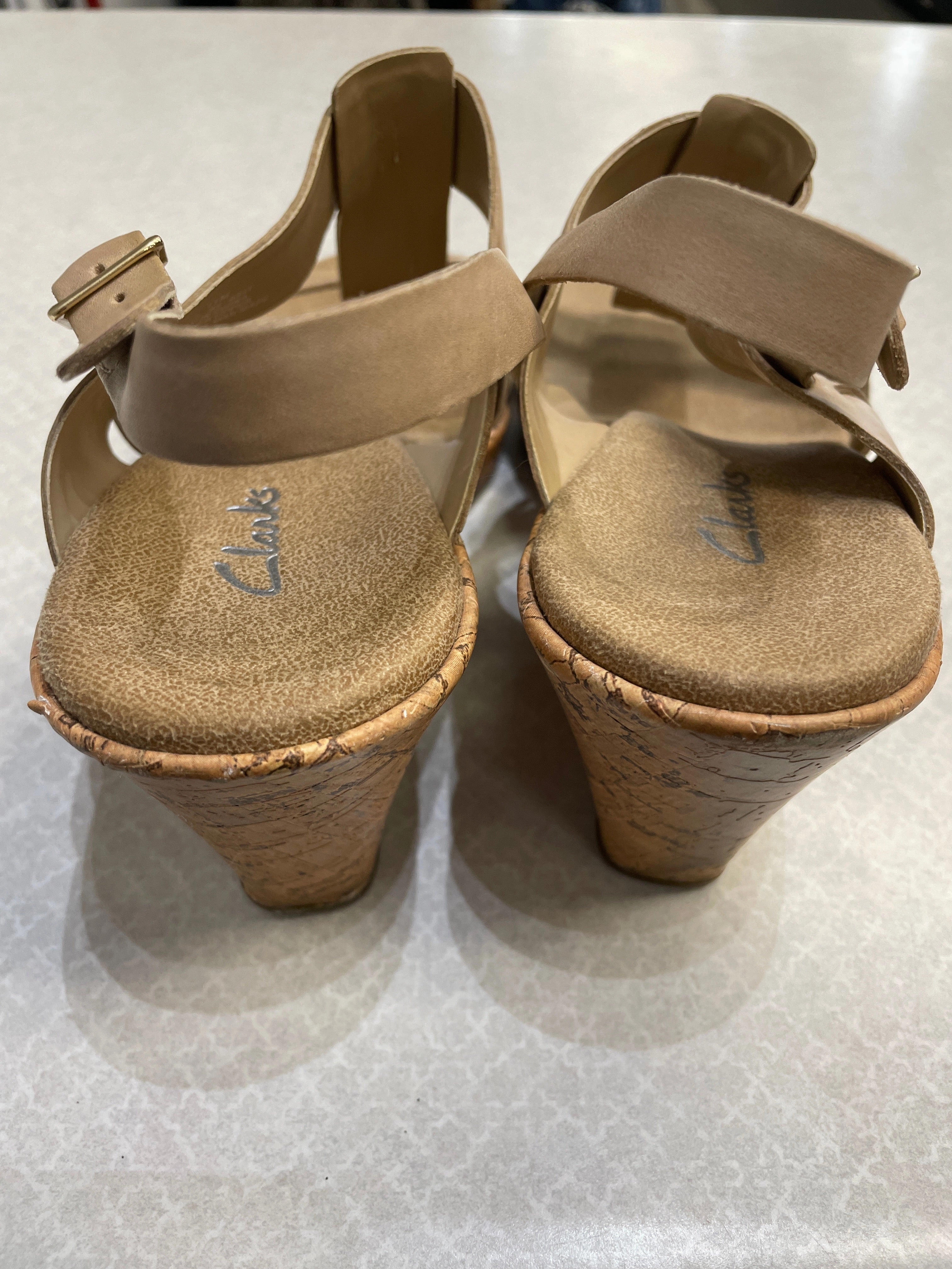 Sandals Heels Block By Clarks  Size: 11 Leather Footwear