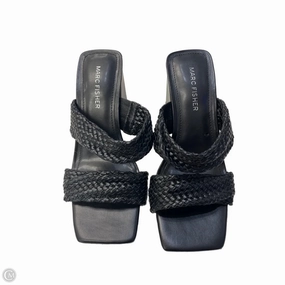 Sandals Heels Block By Marc Fisher In Black, Size: 7 Marc Fisher fashion shoes with block heels