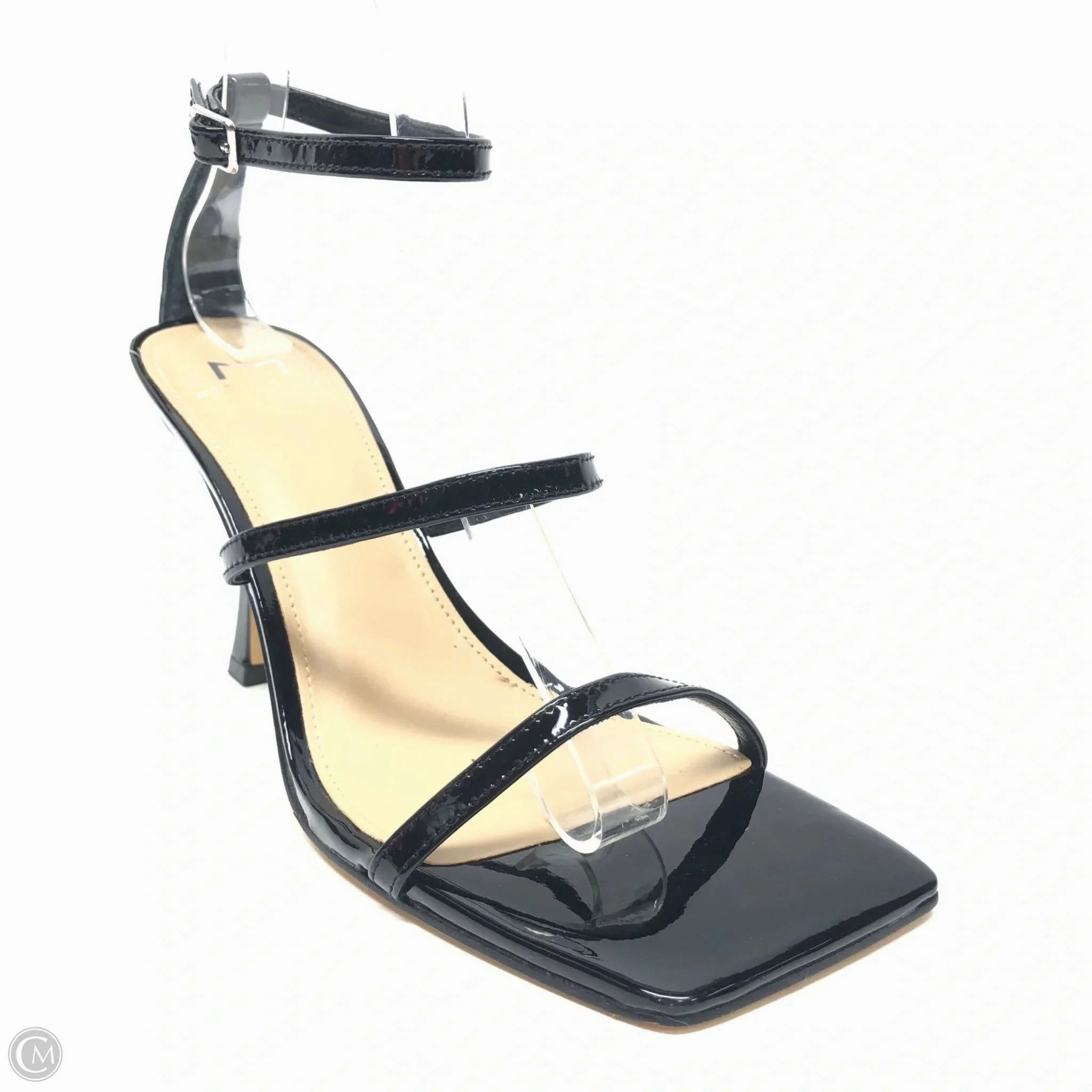 Sandals Heels Stiletto By Marc Fisher In Black, Size: 8 Fashion Heels