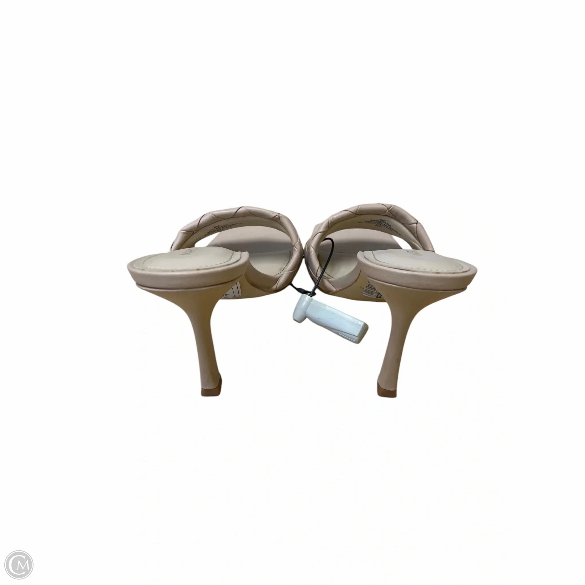 Sandals Heels Stiletto By Marc Fisher In Tan, Size: 8 Fashion Heels