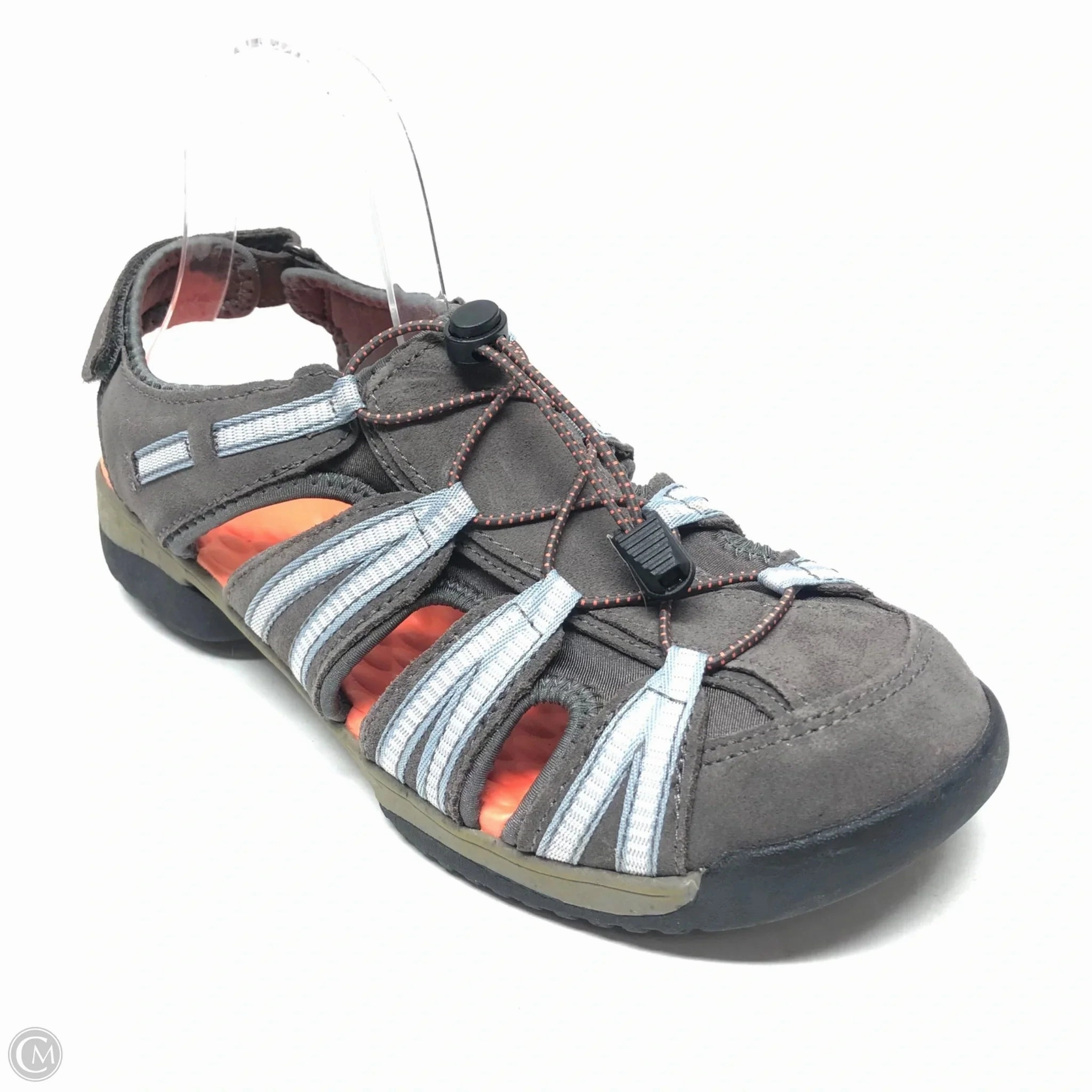 Sandals Sport By Clarks In Grey, Size: 10 Leather Footwear