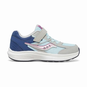 SAUCONY COHESION KDZ A/C KIDS' MEDIUM AND WIDE - FINAL SALE! Saucony stability shoes with responsive foam